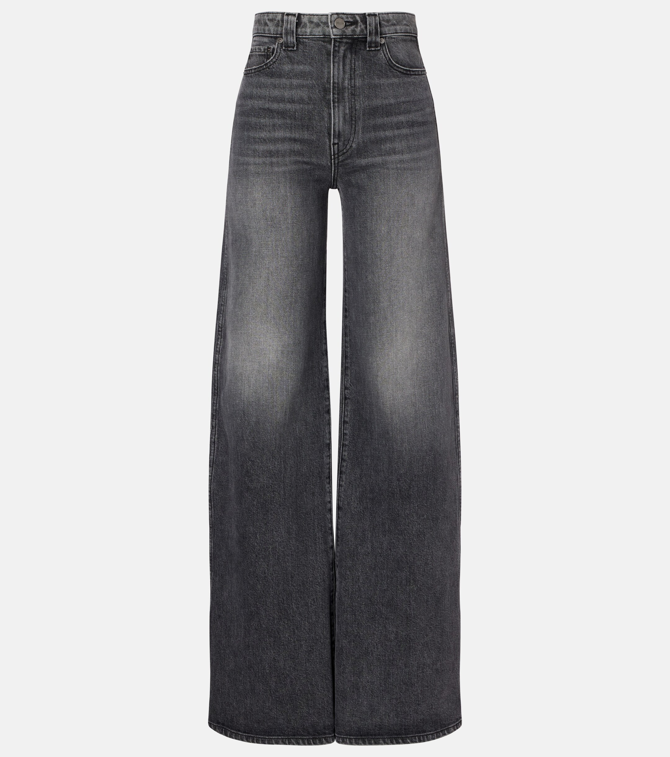 KHAITE Dane high-rise wide-leg jeans