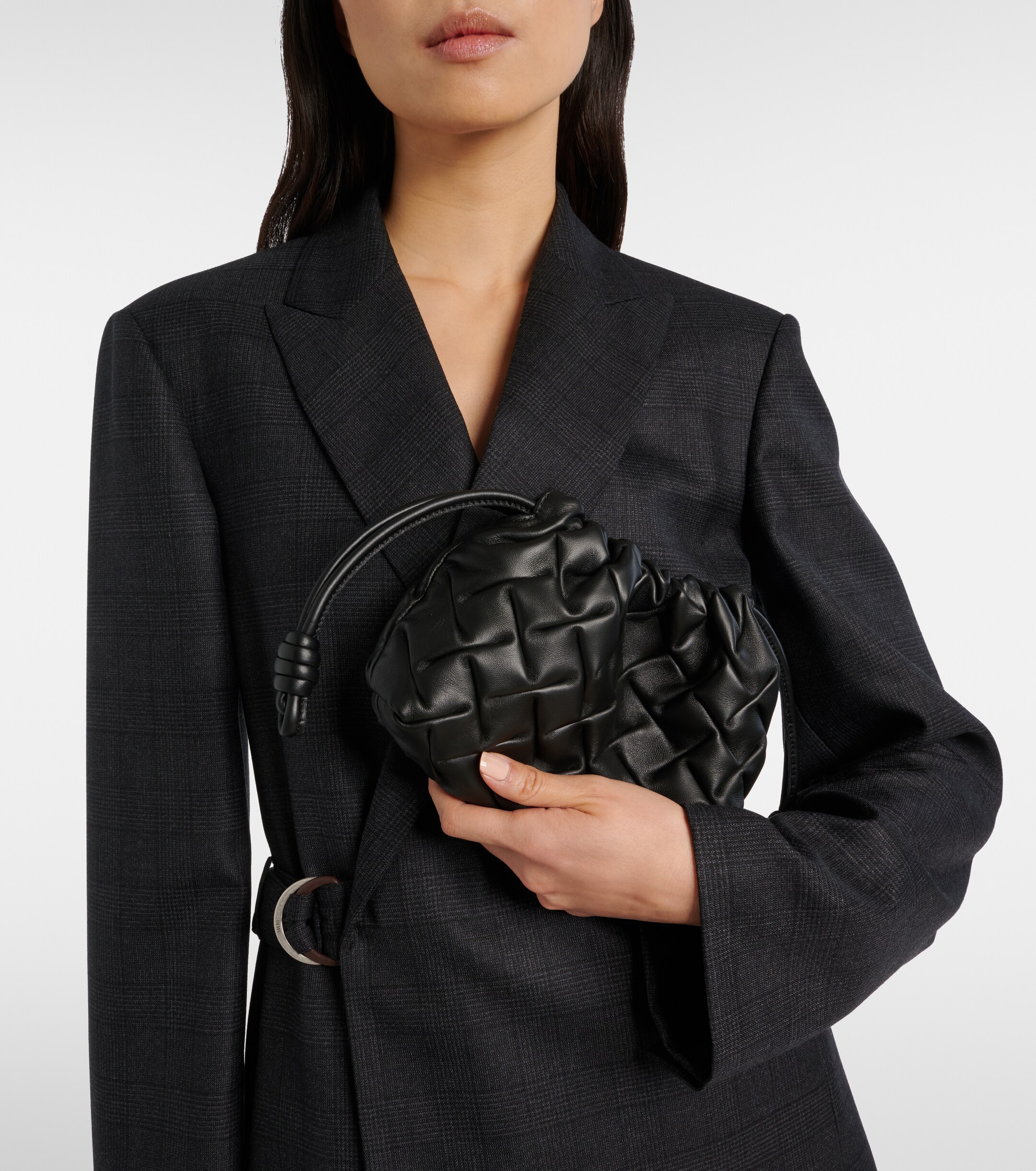 Loewe Flamenco Mini leather clutch