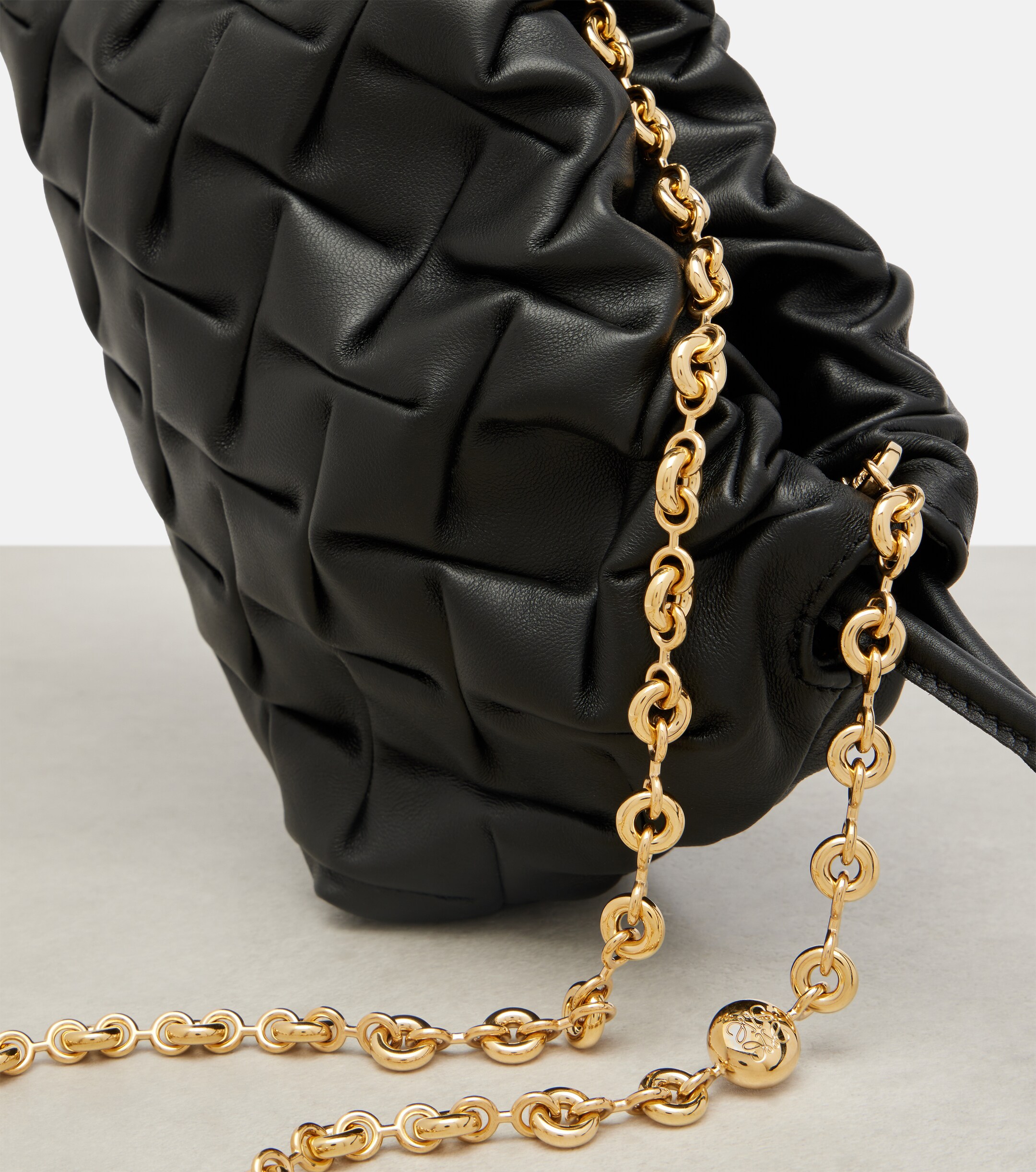 Loewe Flamenco Mini leather clutch