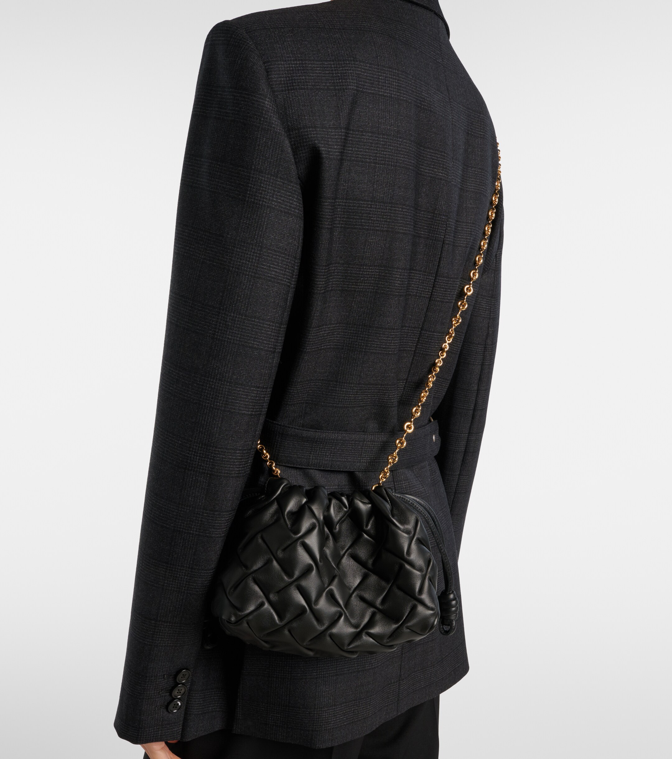 Loewe Flamenco Mini leather clutch