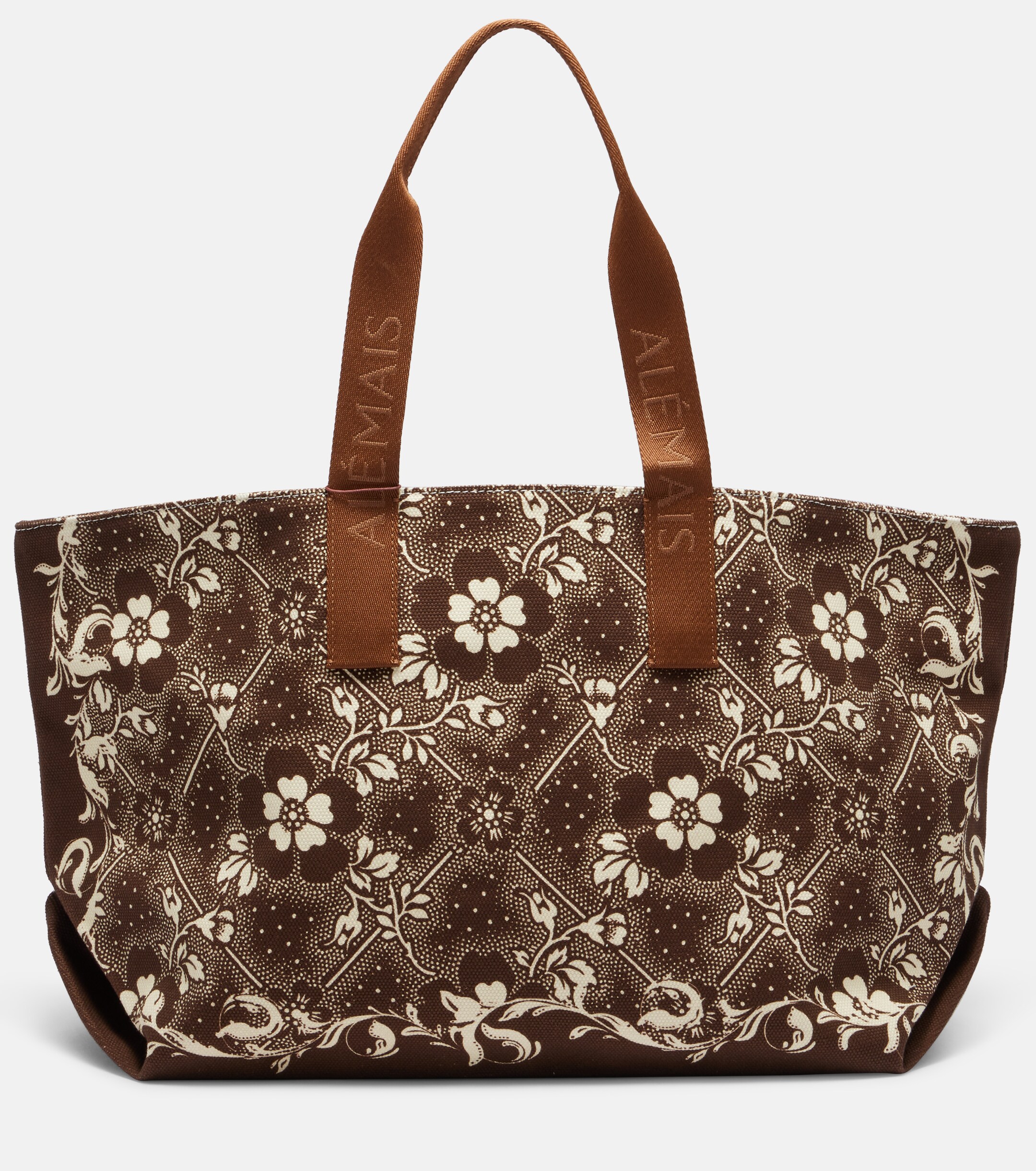 Alémais Alémais Floral canvas tote bag