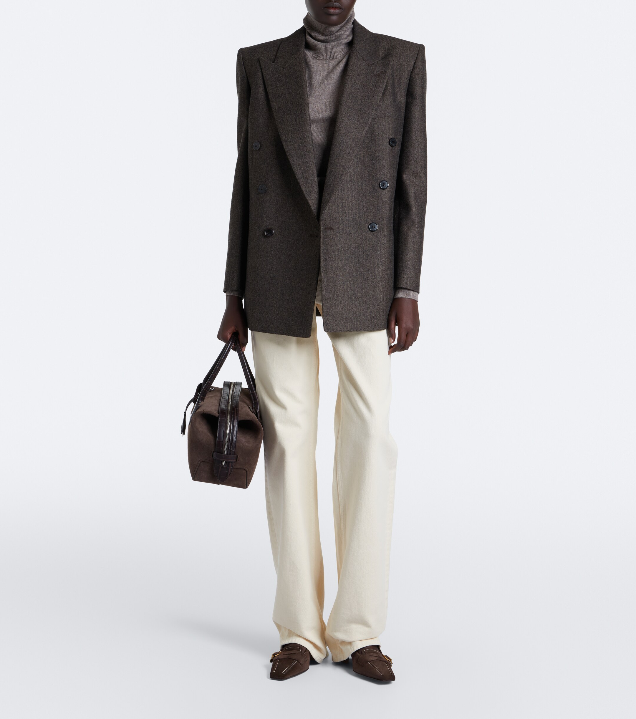 Tod's Bauletto Small suede top-handle bag