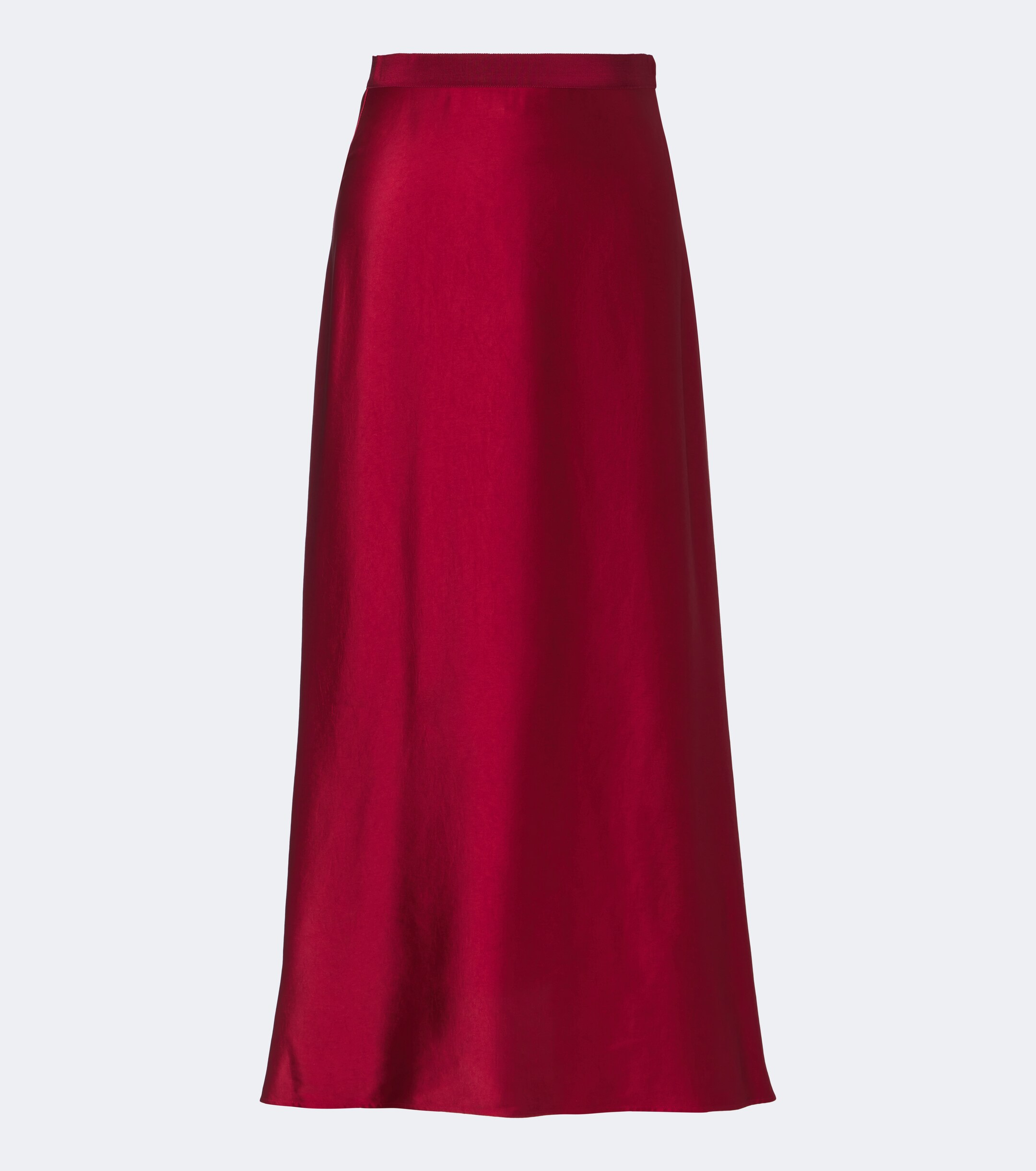 Fforme Fforme Carina asymmetric satin maxi skirt