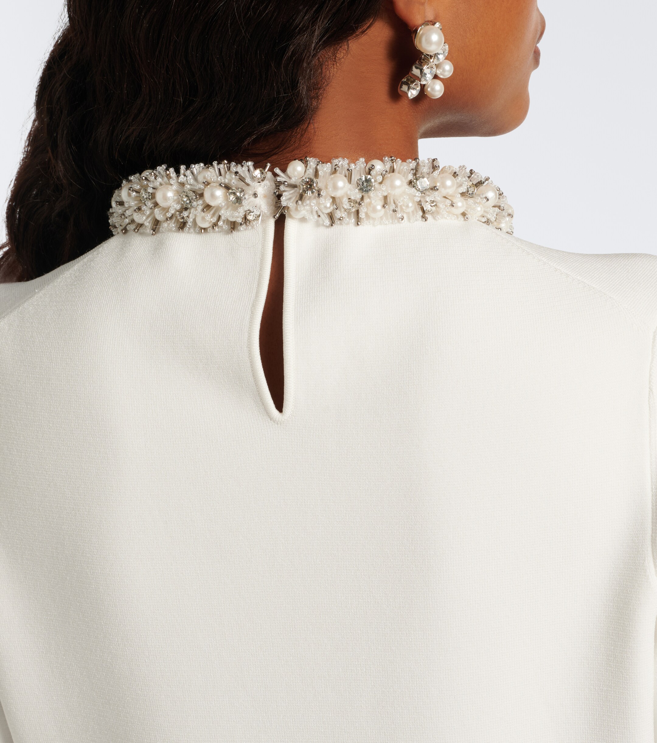 SIMKHAI Simkhai Ozelle embellished crop top