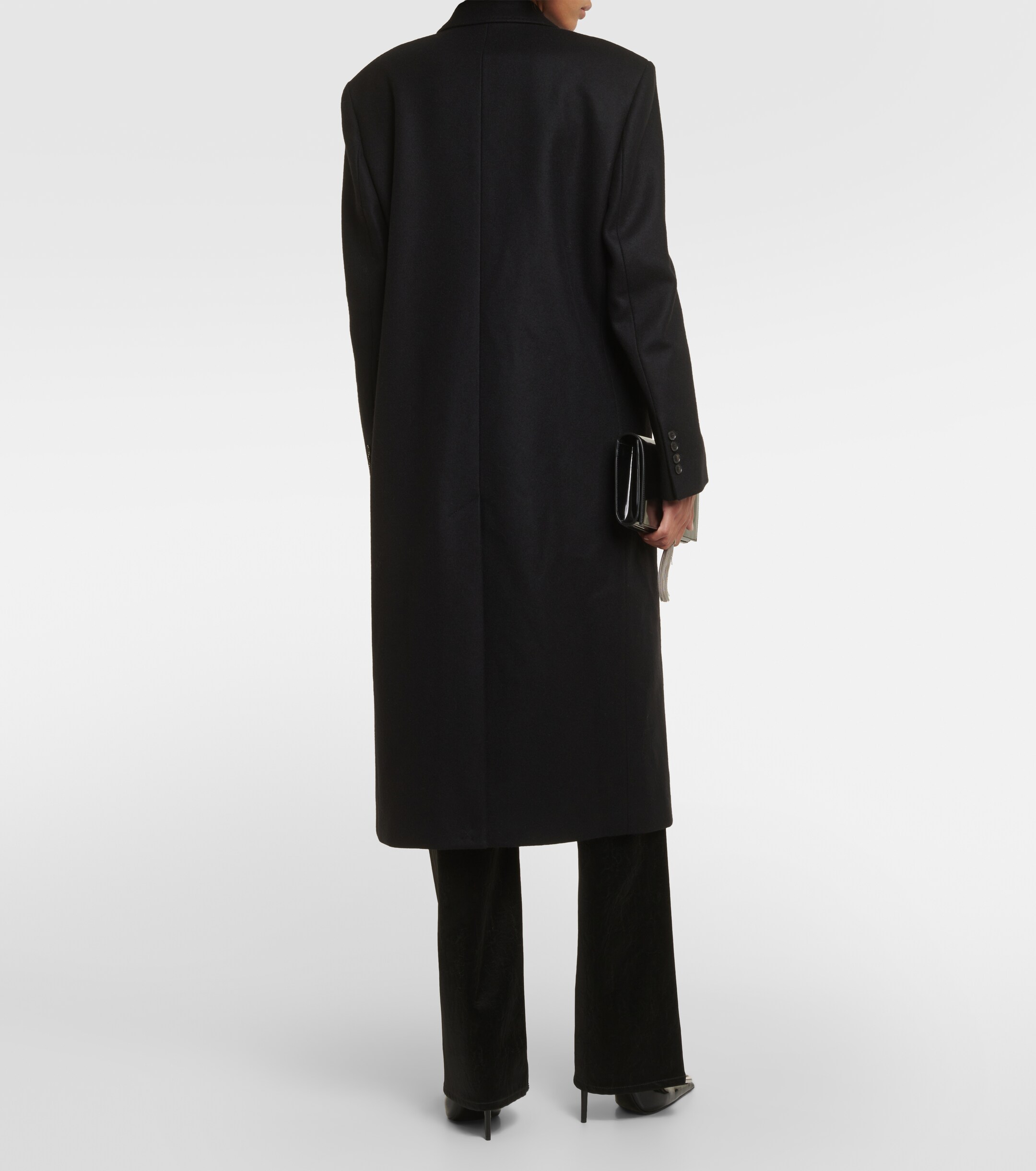 Nili Lotan Edmont double-breasted wool-blend coat thumbnail