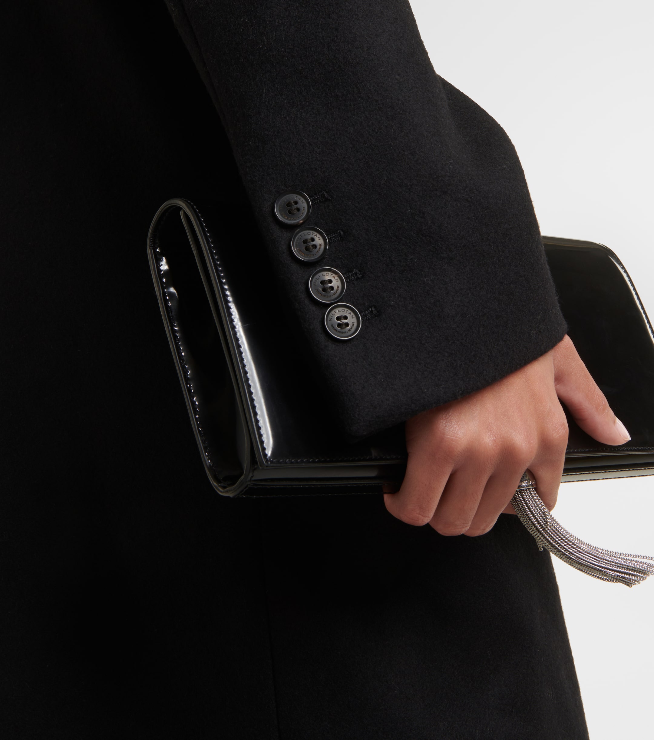 Nili Lotan Edmont double-breasted wool-blend coat thumbnail