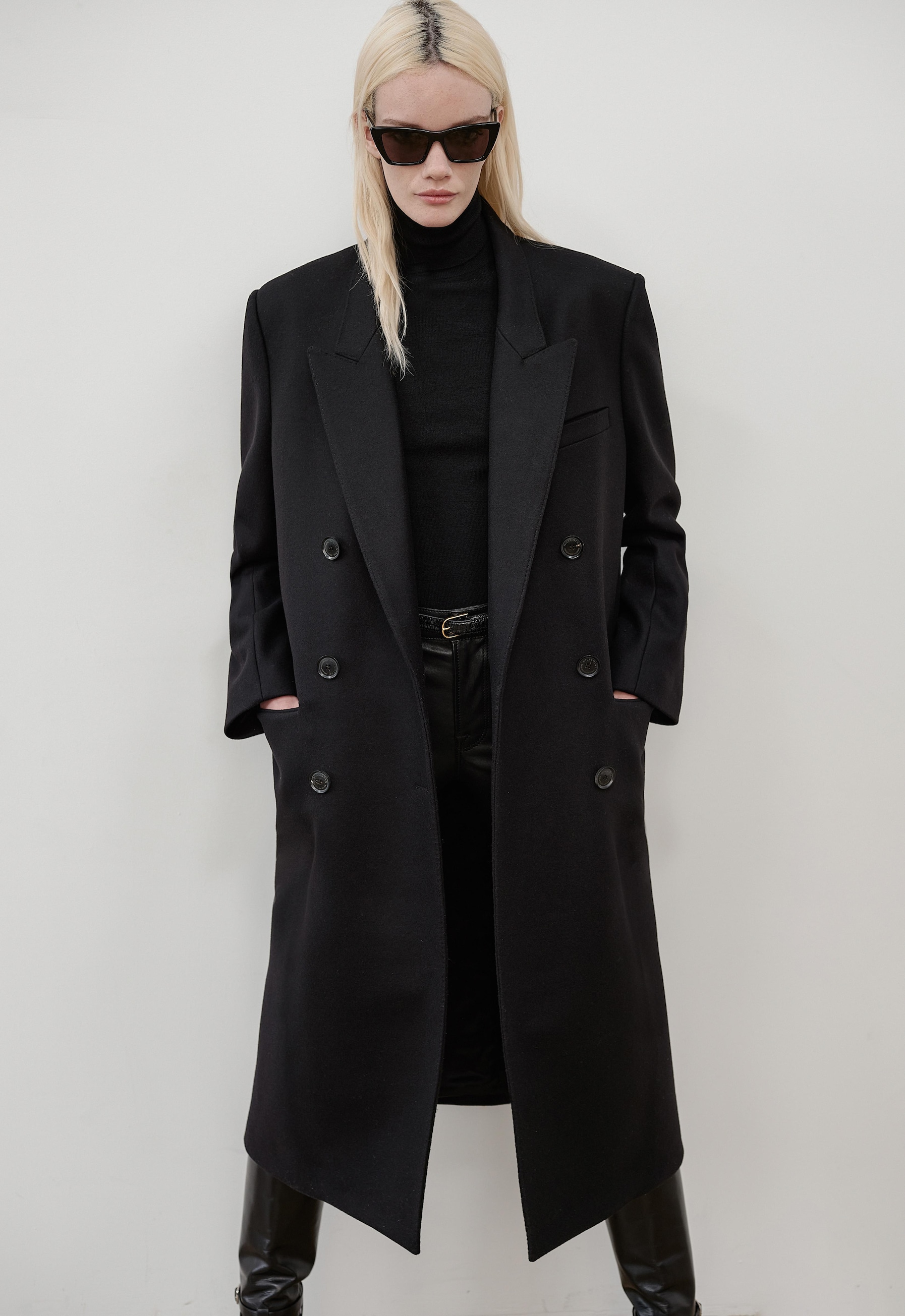 Nili Lotan Edmont double-breasted wool-blend coat thumbnail