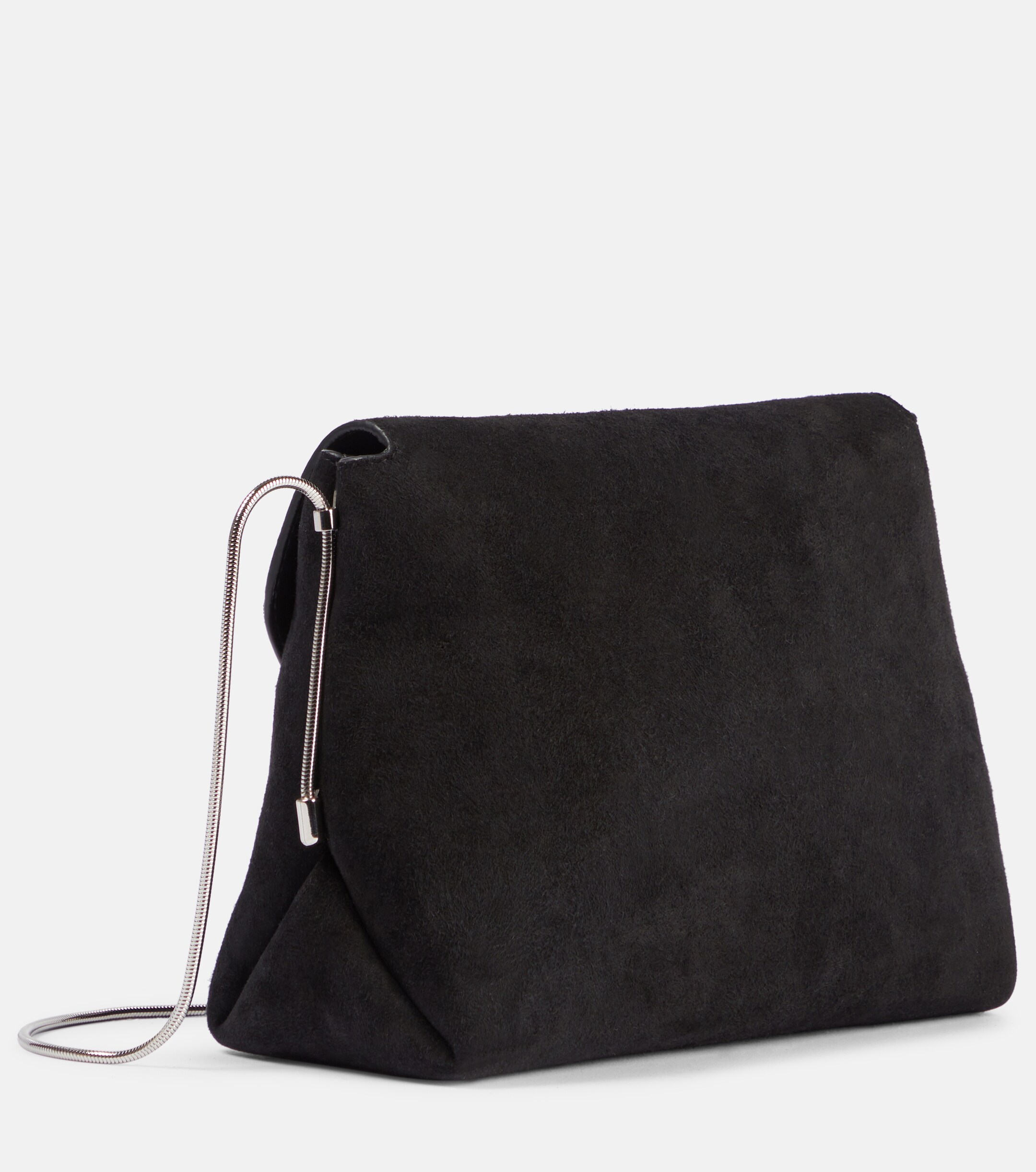 KHAITE Bobbi suede shoulder bag