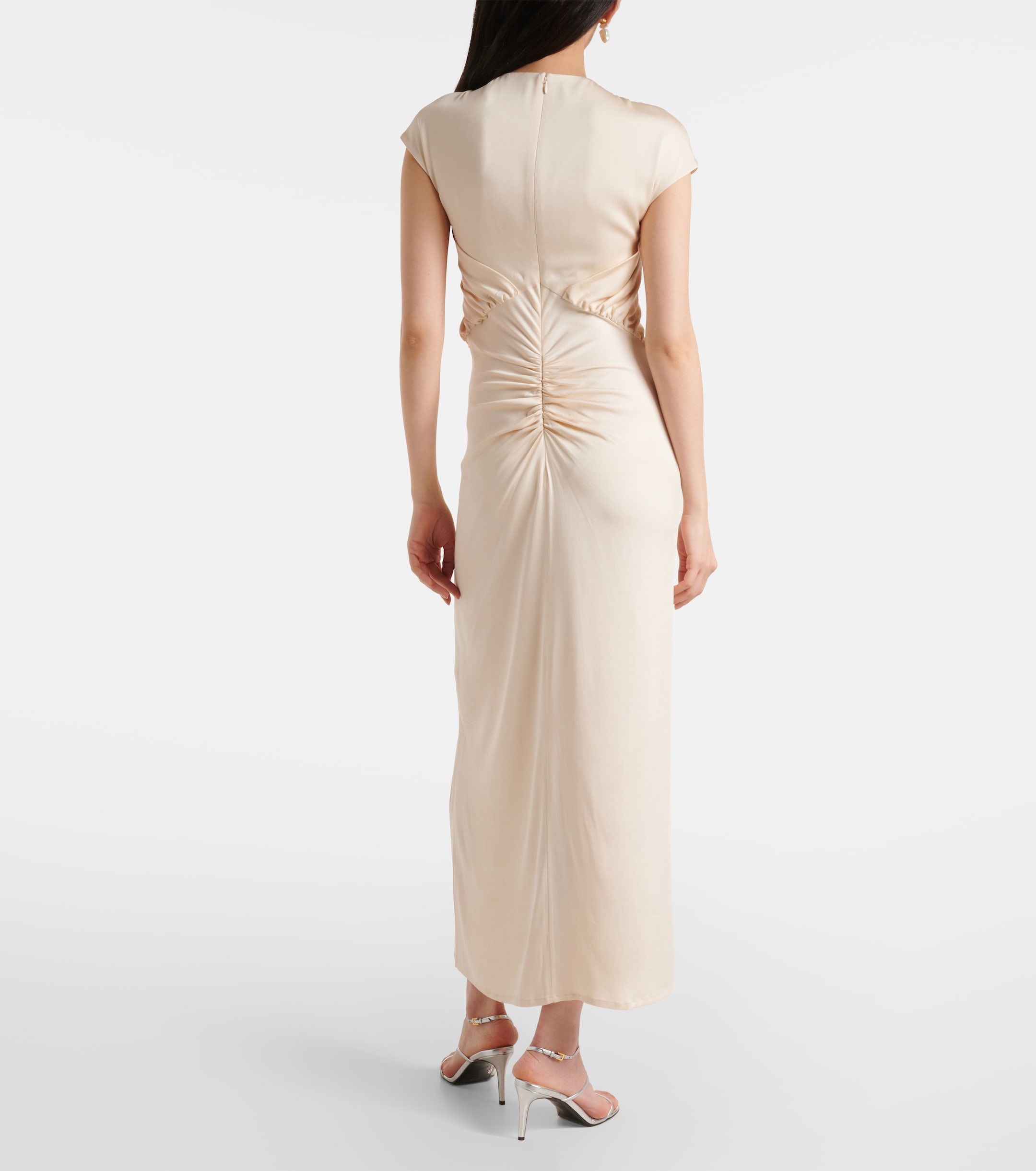 TOVE - Tova gathered crpe maxi dress | Plush TOVE - Tova gathered crpe maxi dress | Plush