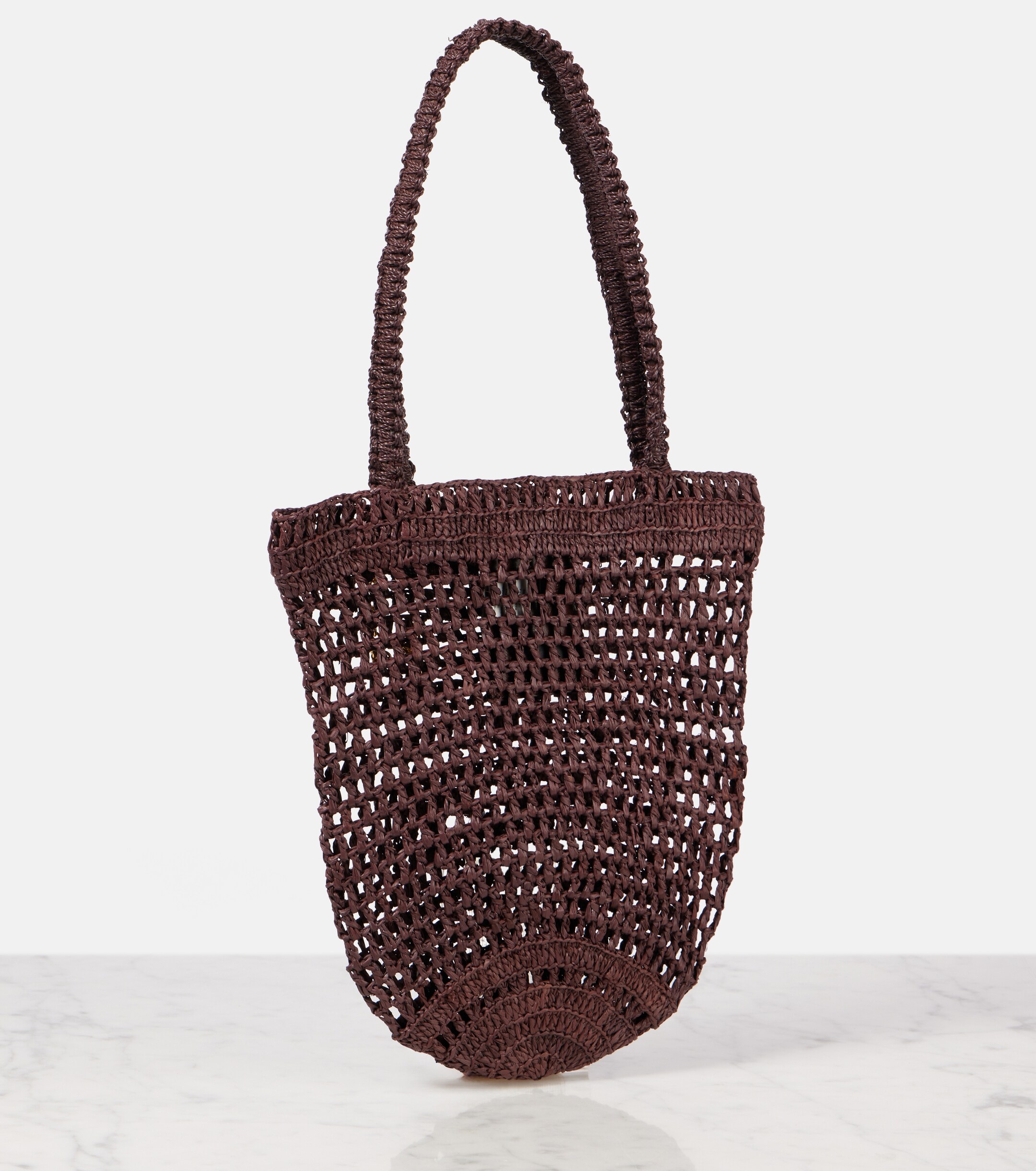 Chloé Summer Banana Small raffia tote bag