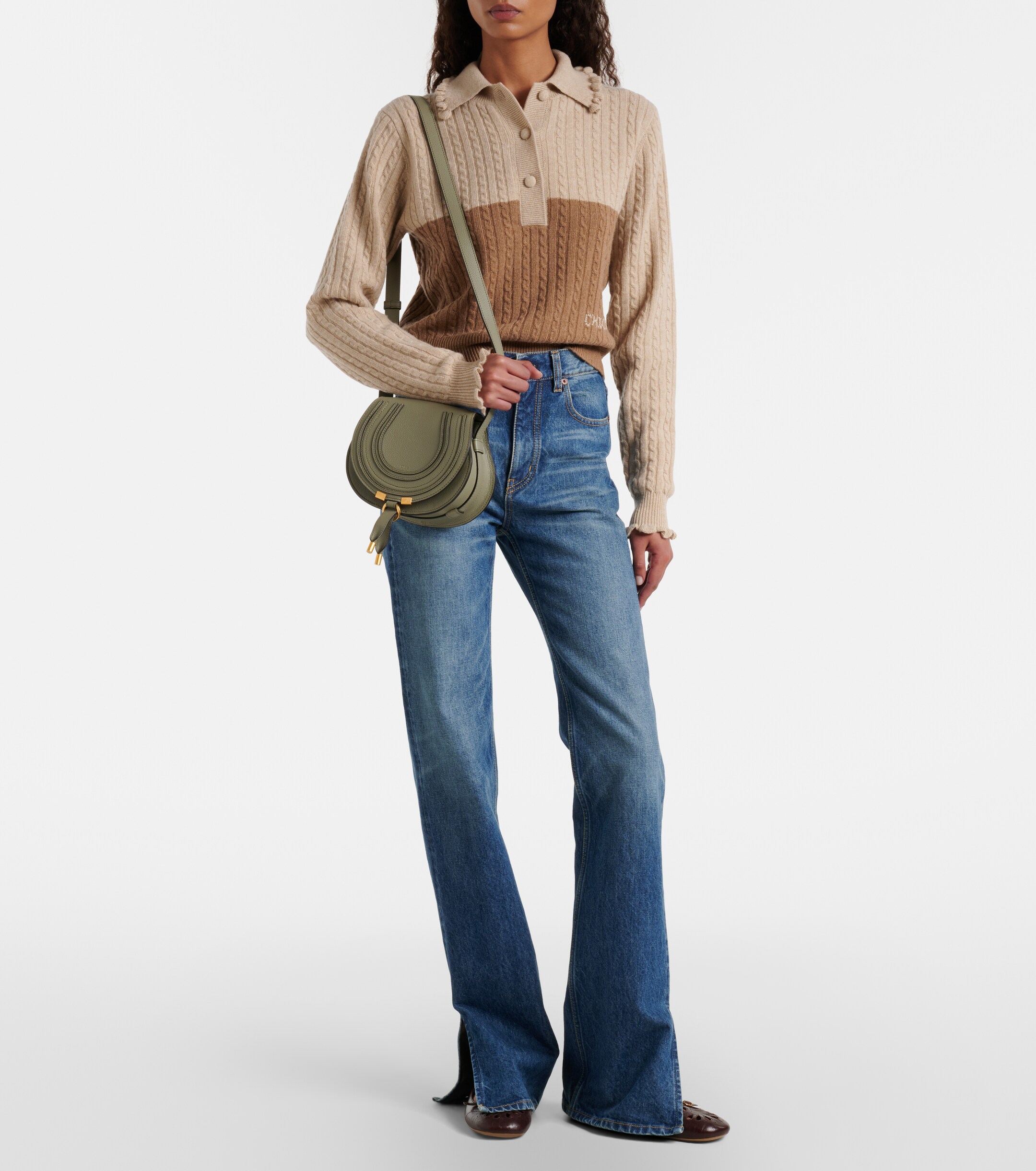 Chloé Marcie Small leather crossbody bag