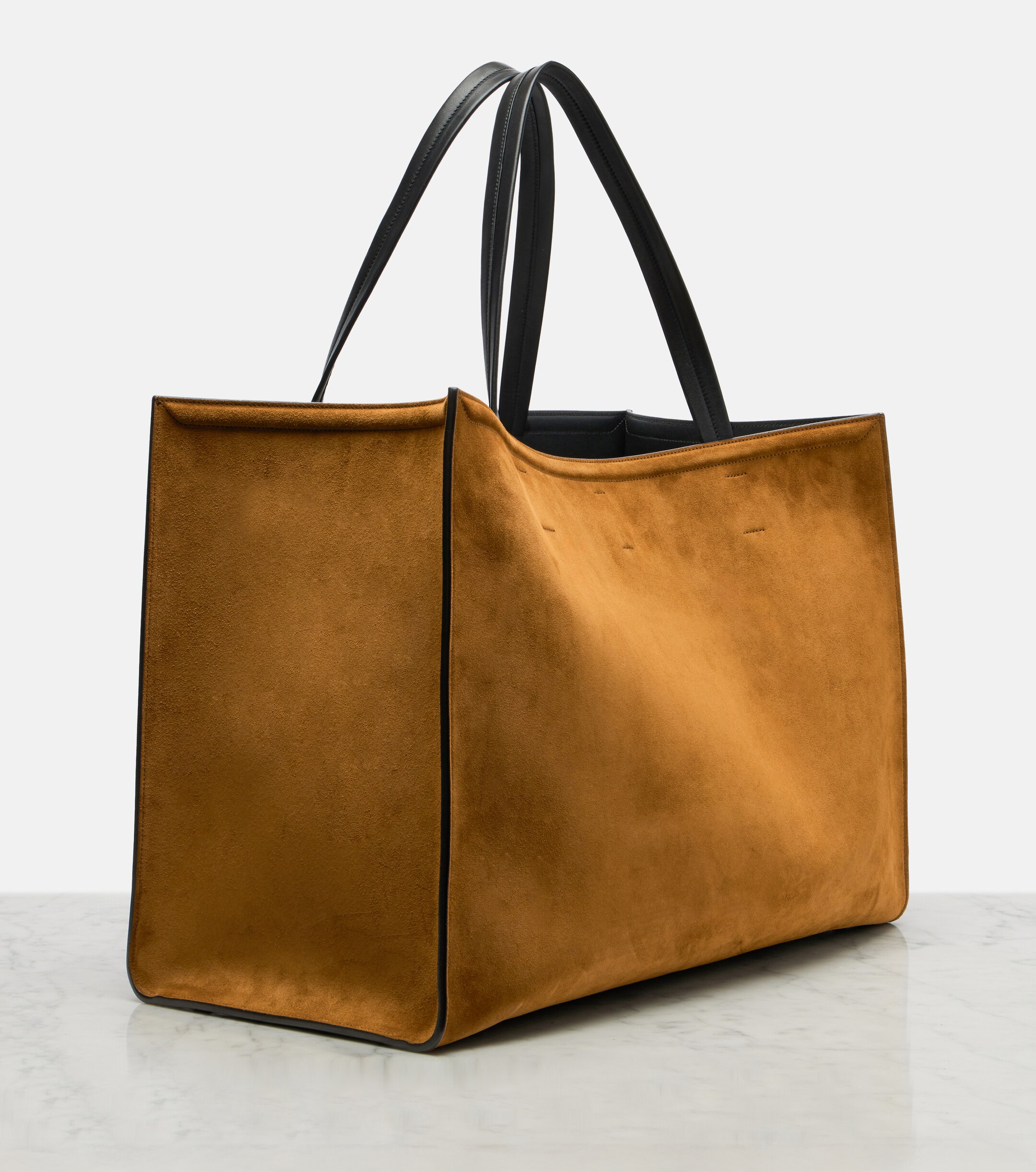 PHOEBE PHILO Large Slouch Cabas suede tote bag thumbnail