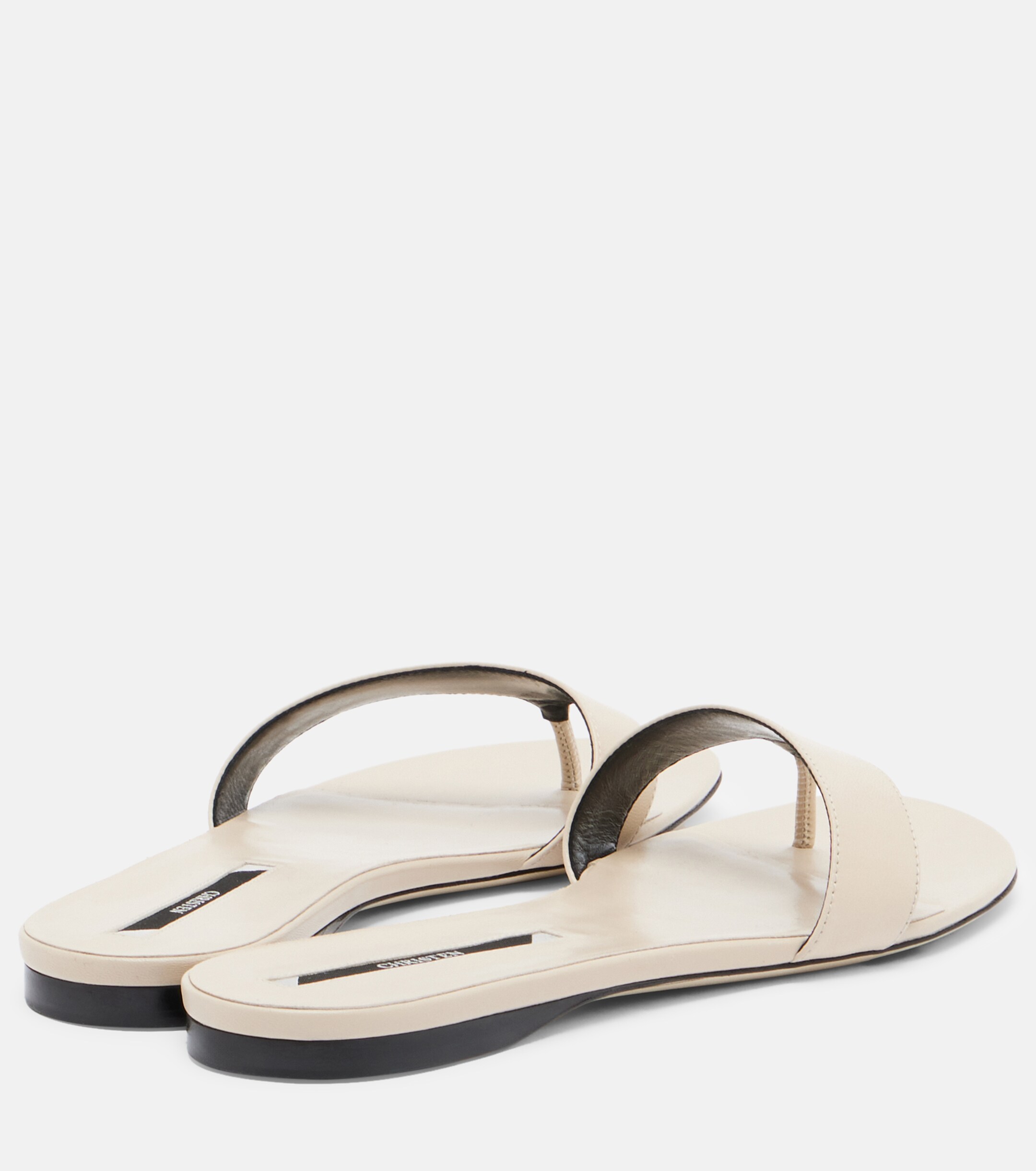 Christen Christen Helix leather thong sandals