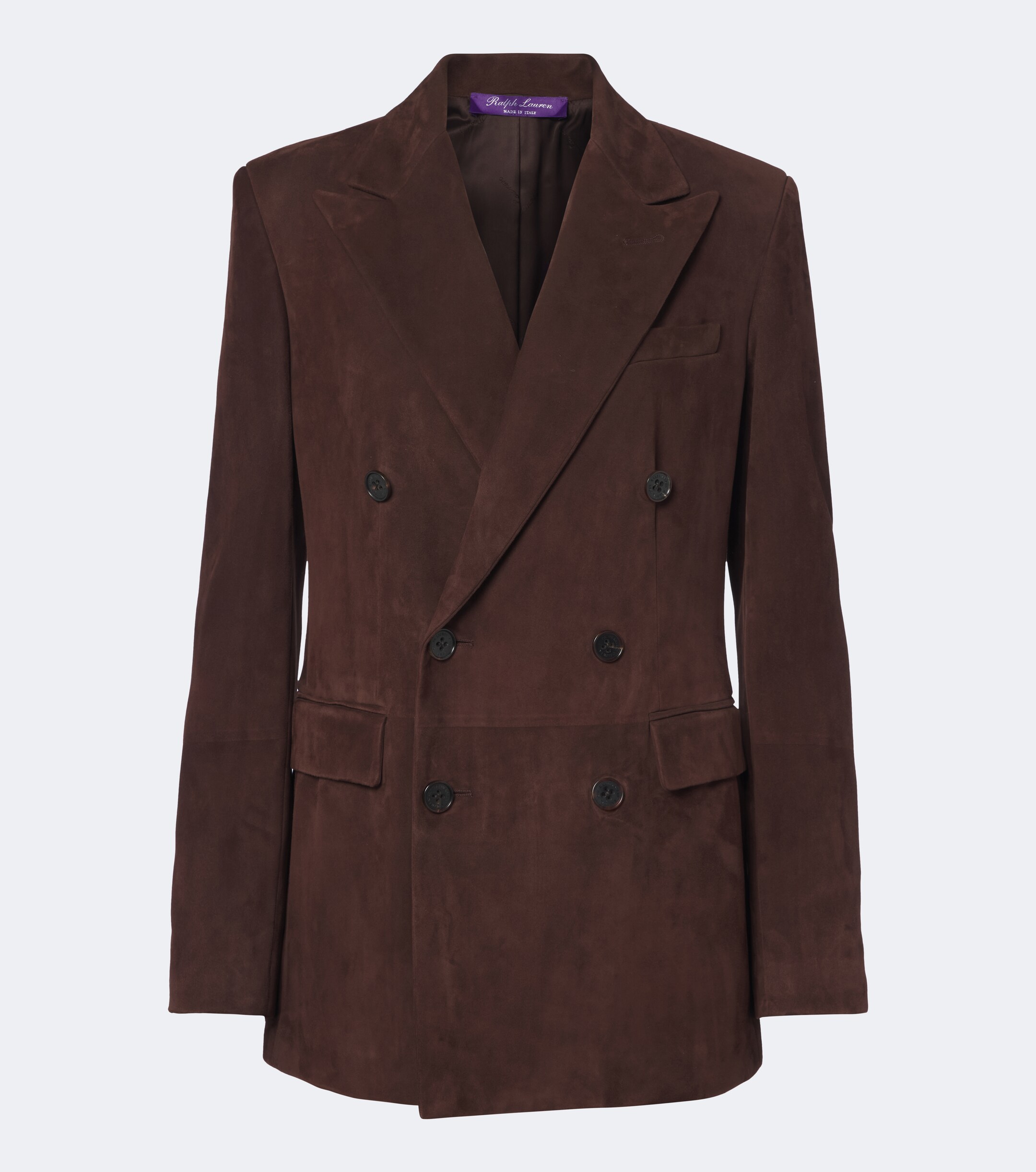 Ralph Lauren Collection Ralph Lauren Collection Ramona double-breasted suede blazer