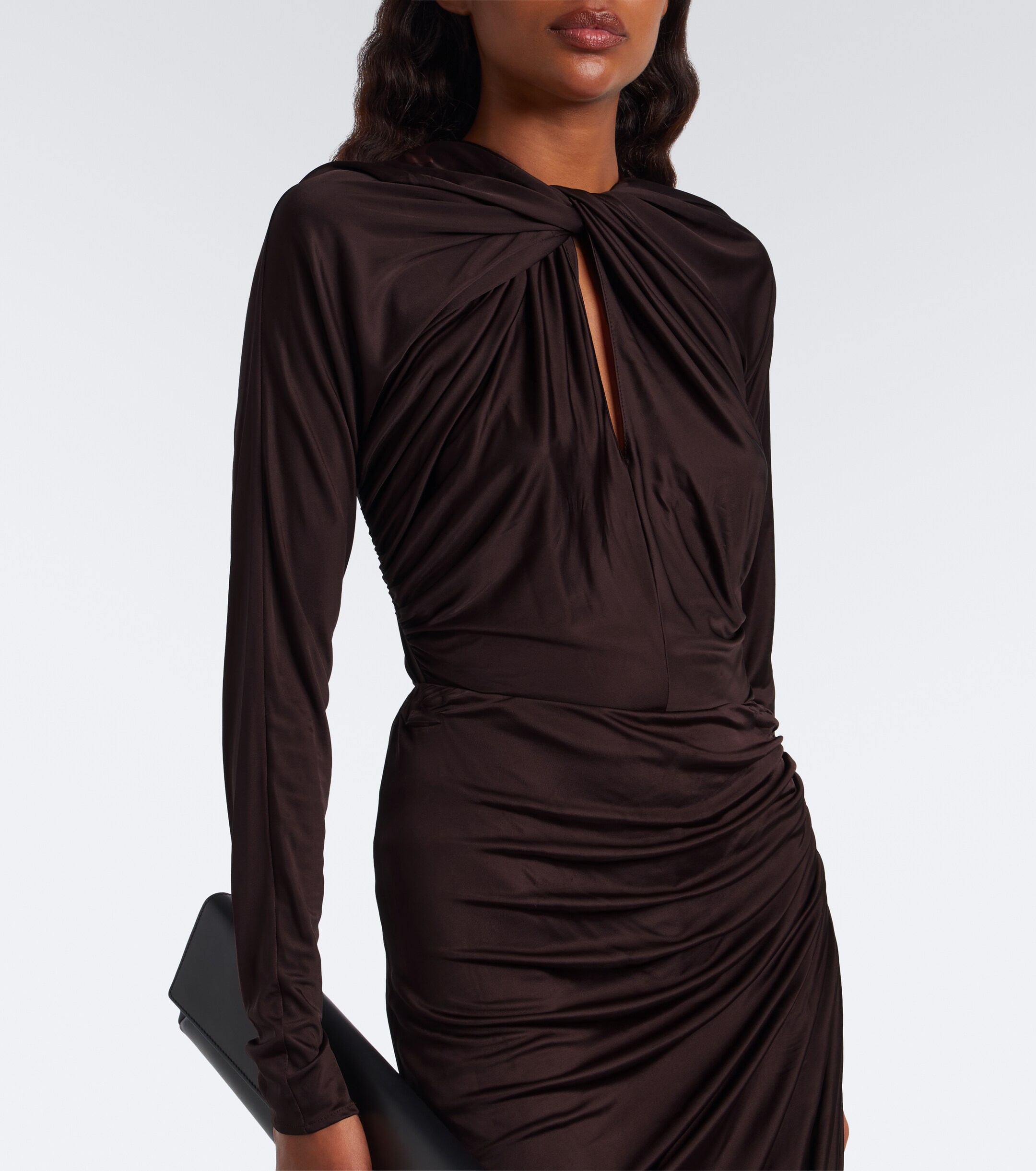 Balmain Balmain Draped satin bodysuit