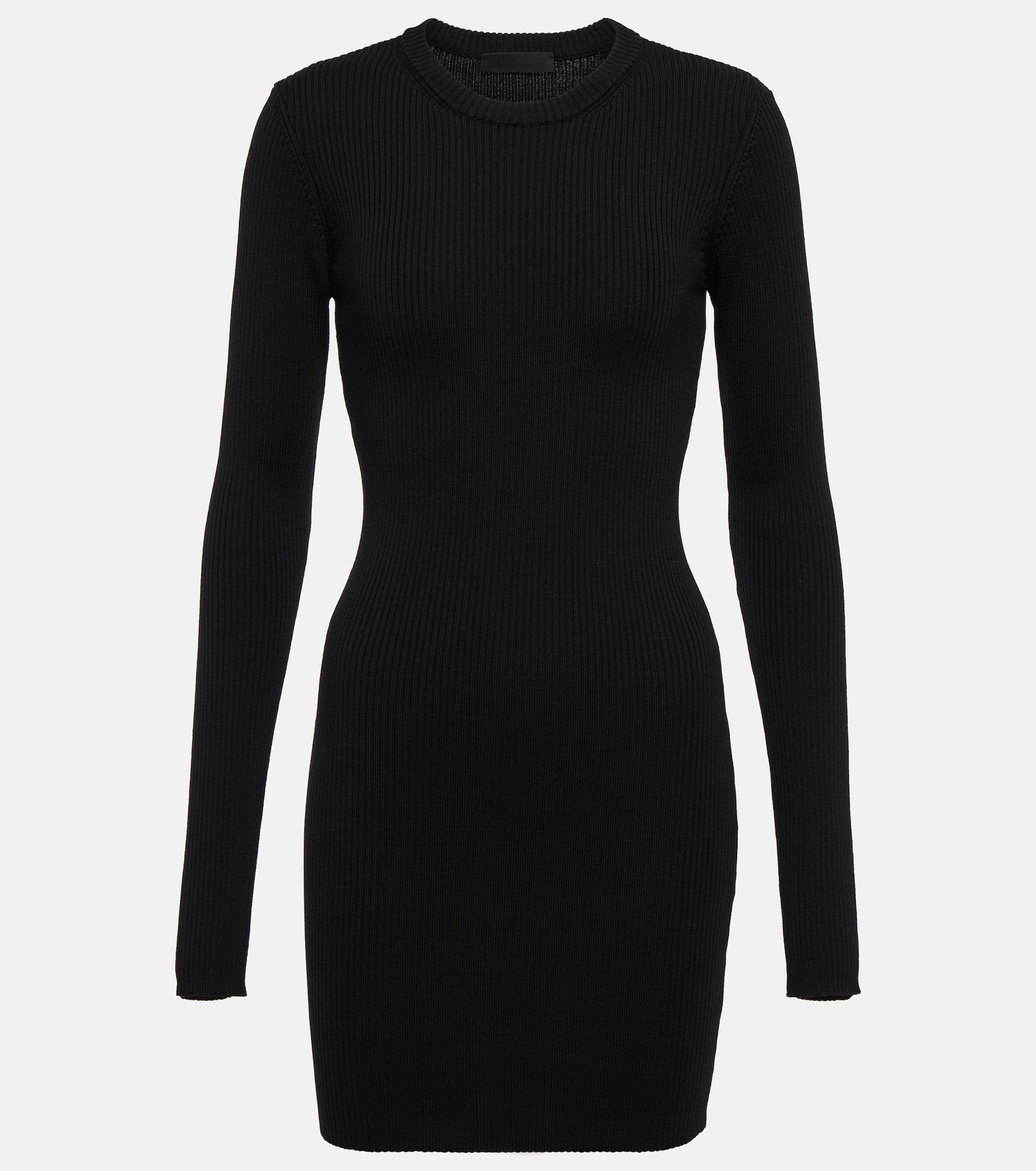 Wardrobe.NYC Rib-knit wool minidress