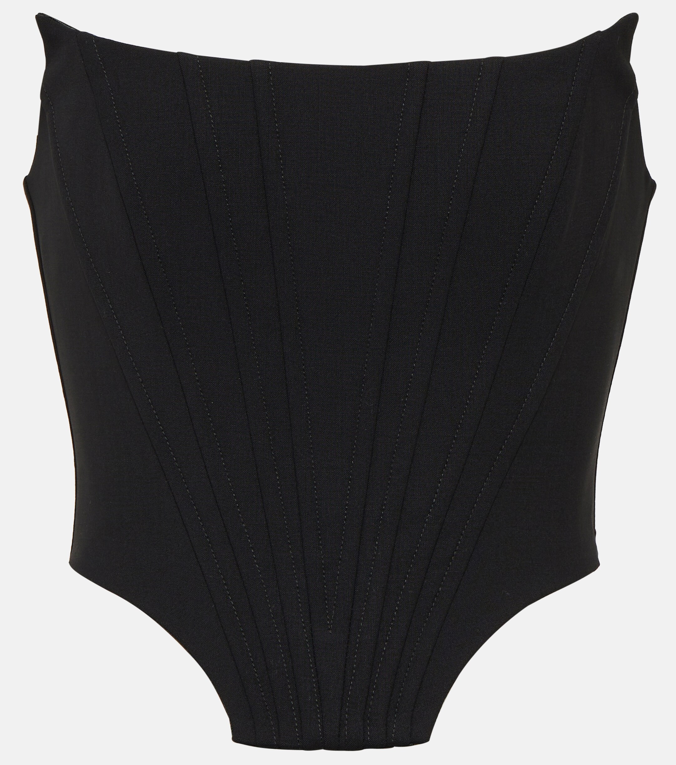 GIUSEPPE DI MORABITO Cropped wool-blend top