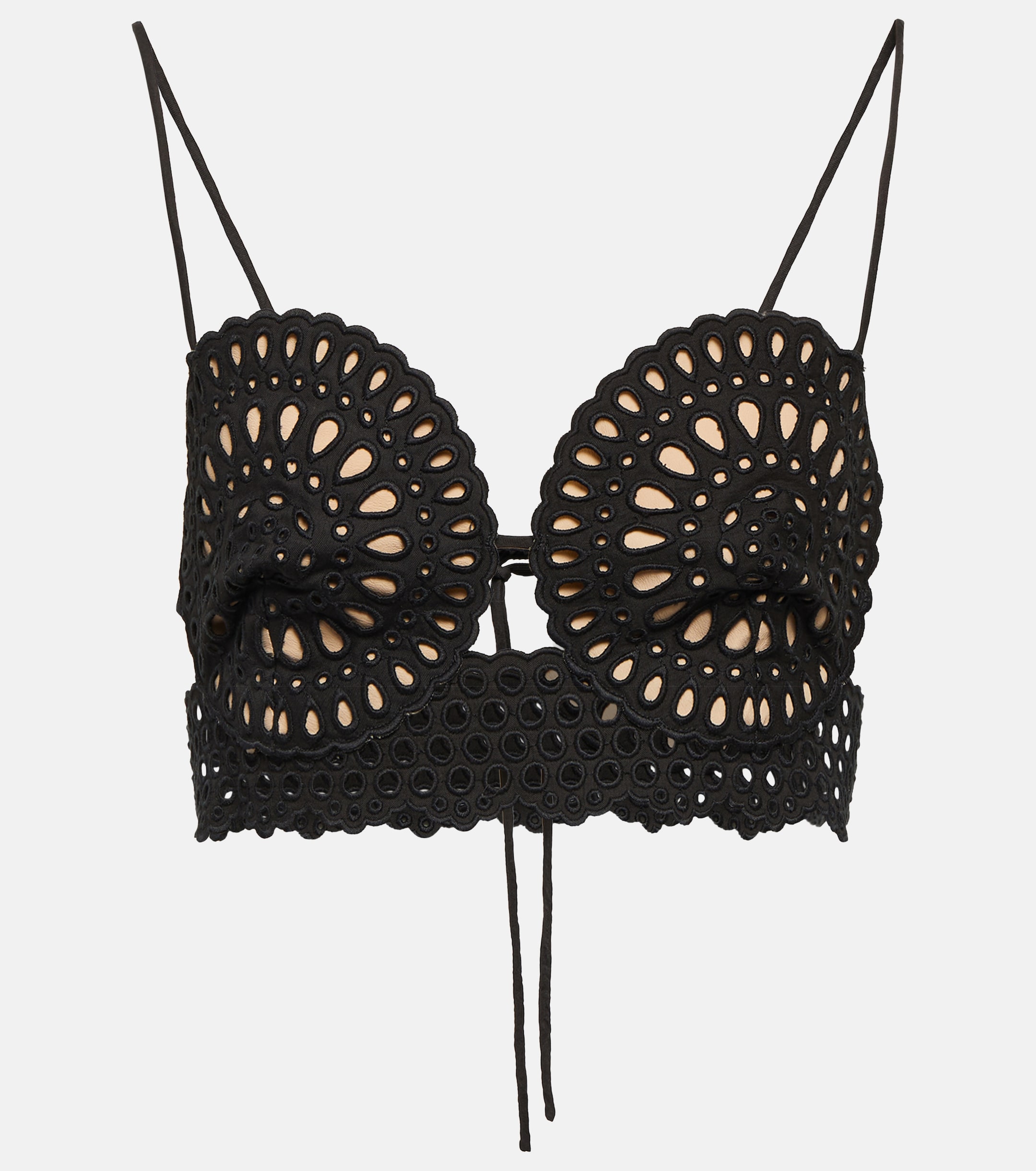 Stella McCartney Broderie anglaise crop top