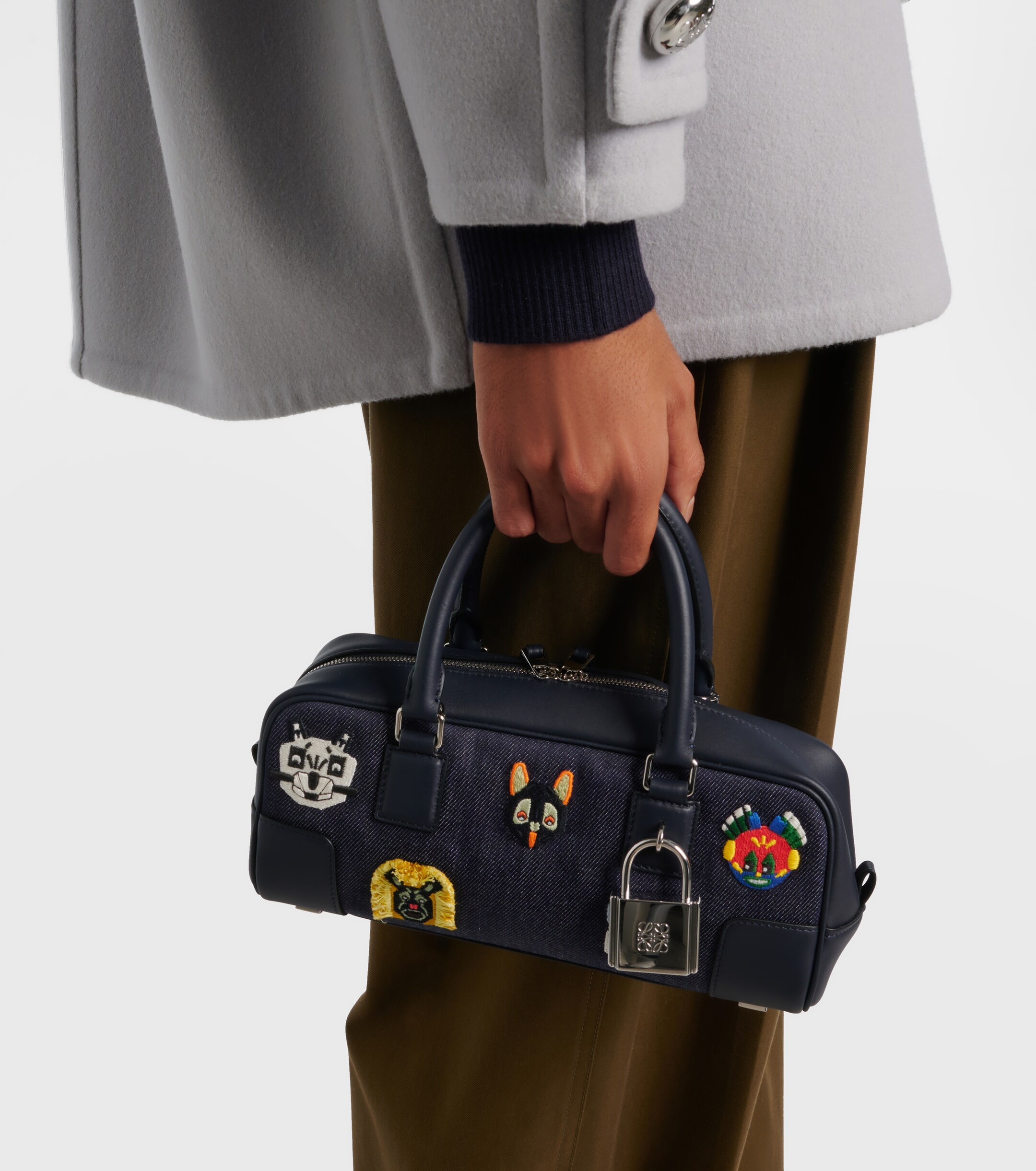 Loewe x Louis Wain Amazona 23 Short top-handle bag