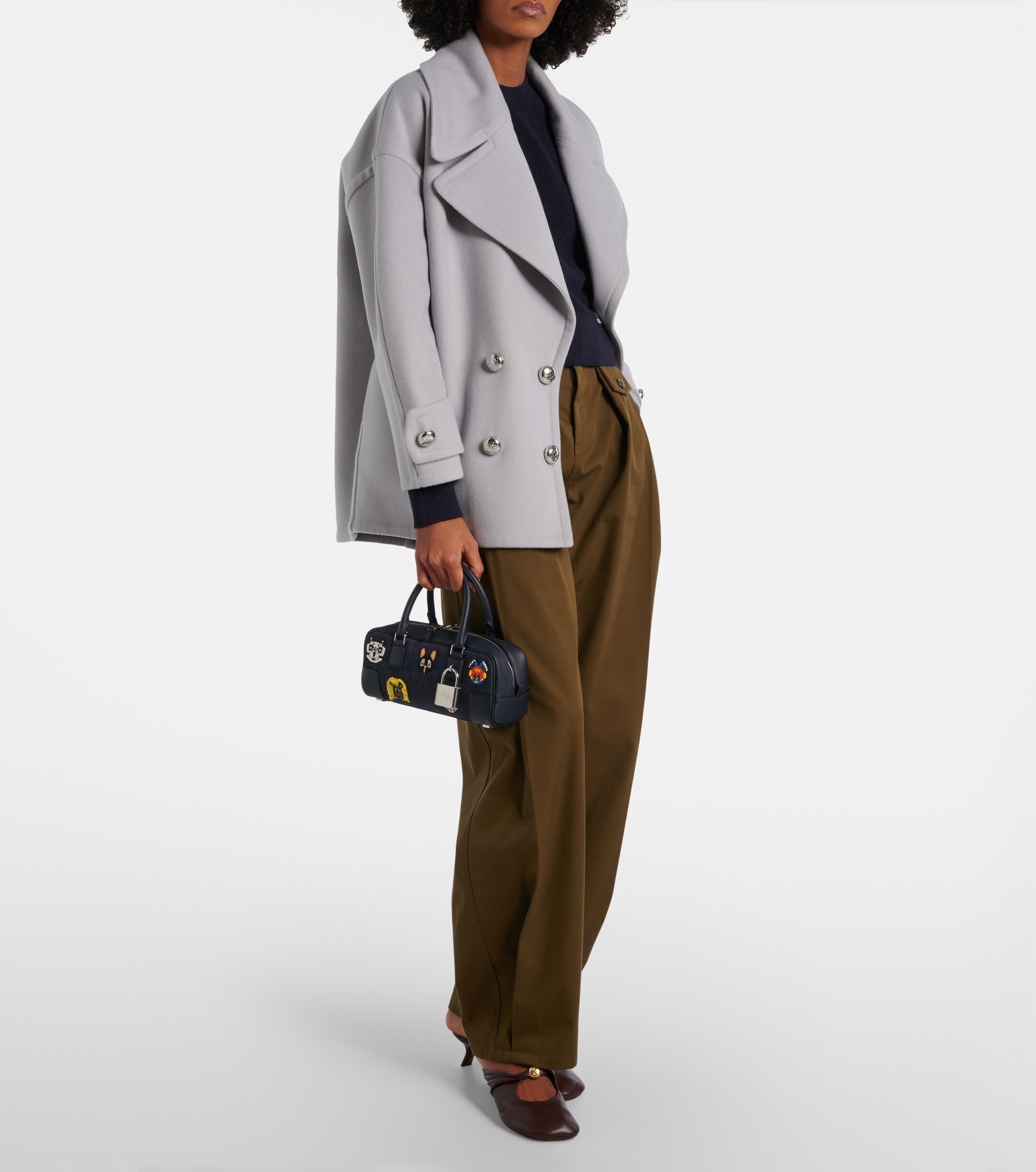 Loewe x Louis Wain Amazona 23 Short top-handle bag