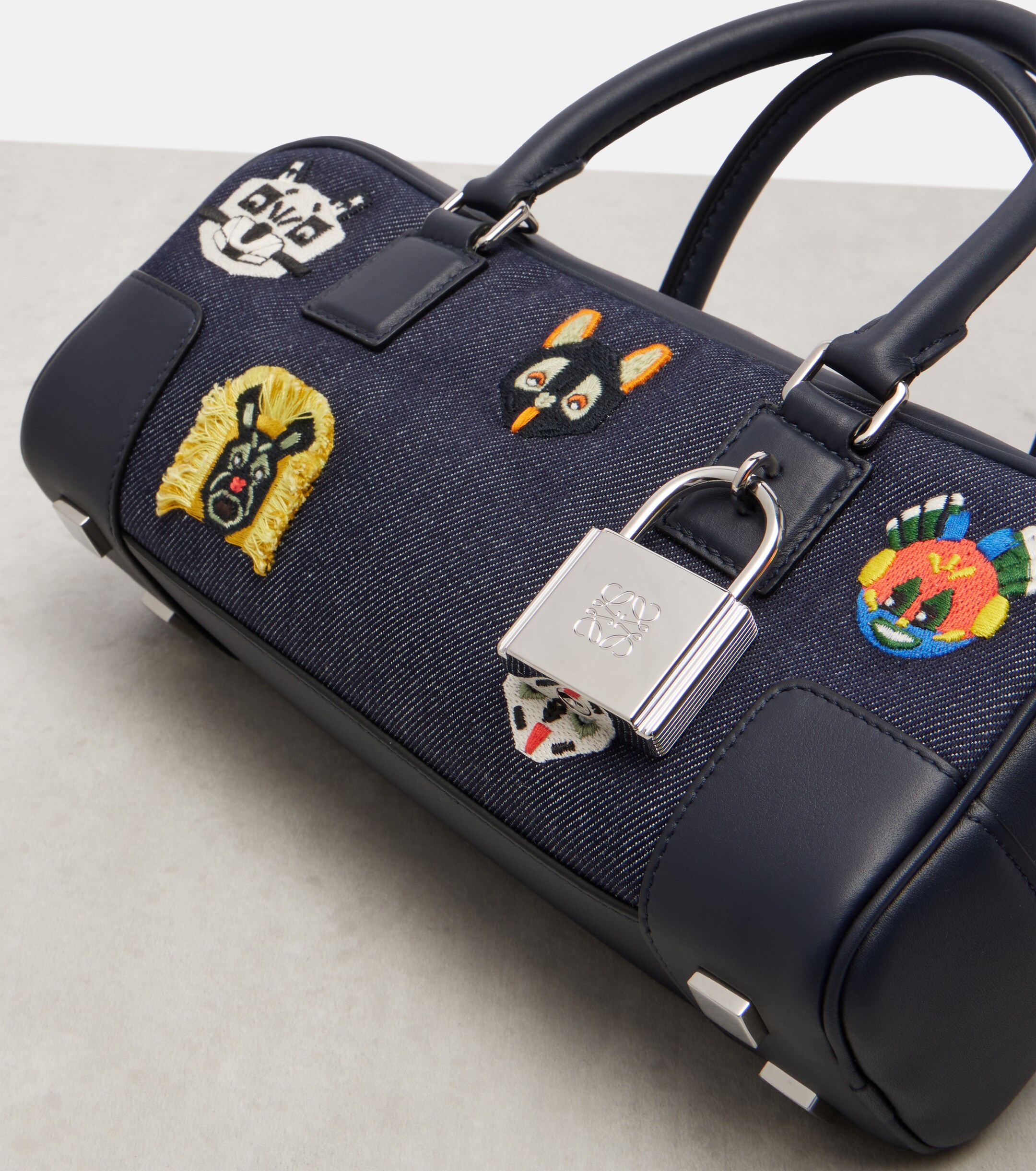 Loewe x Louis Wain Amazona 23 Short top-handle bag