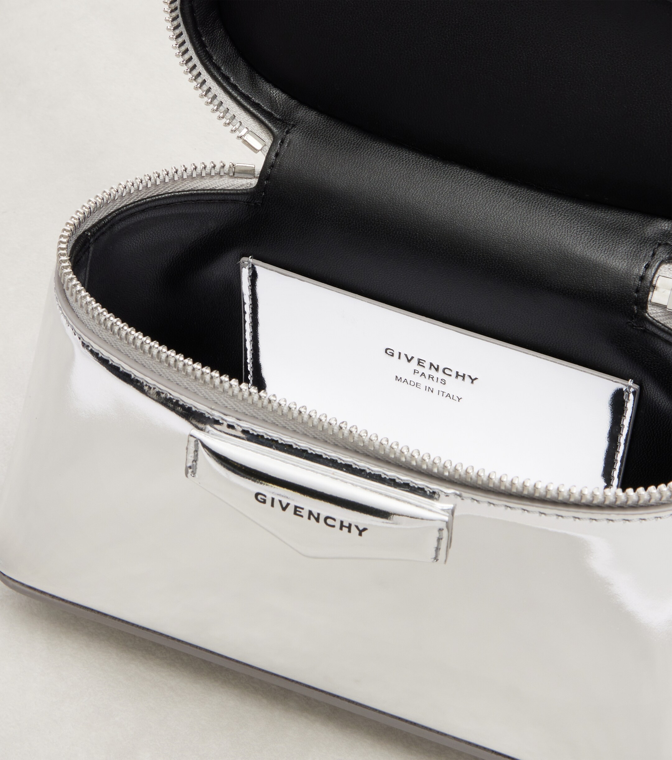 Givenchy Antigona Mini metallic leather vanity bag