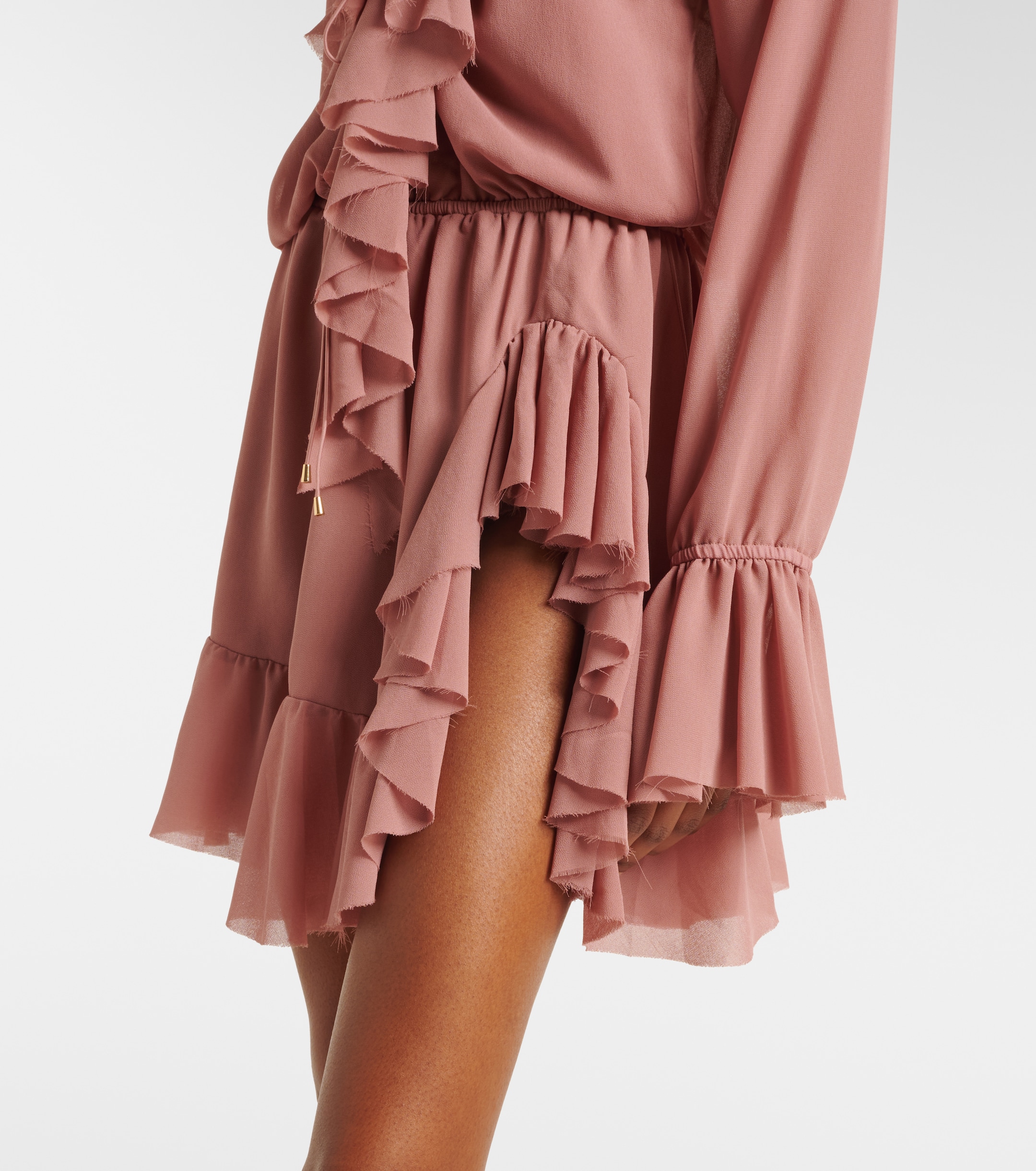 Bananhot Bellen ruffled minidress