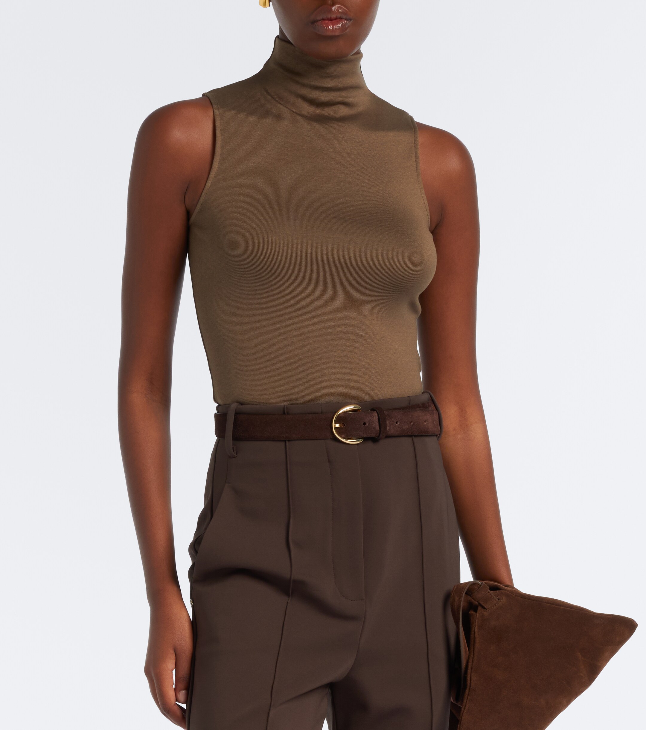 Ralph Lauren Collection Ralph Lauren Collection Silk-blend turtleneck top