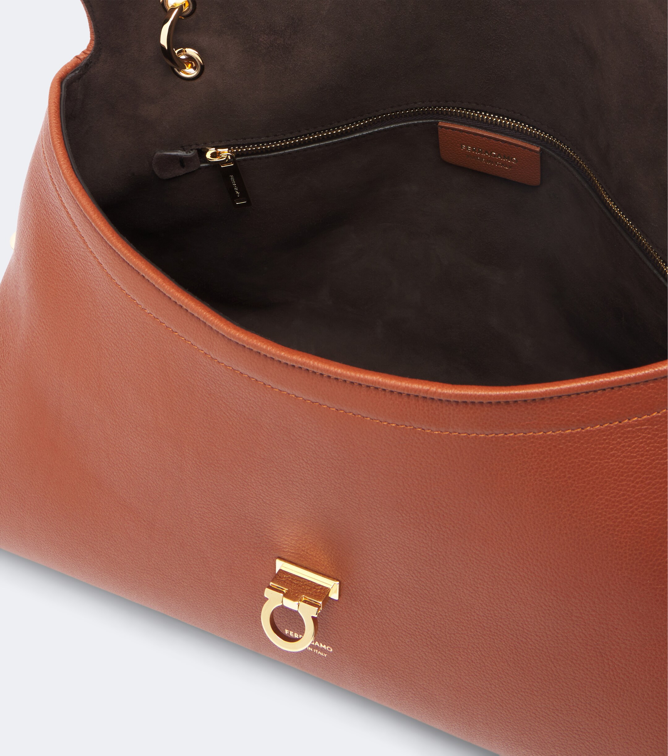 Ferragamo Ferragamo Sofia Large leather shoulder bag