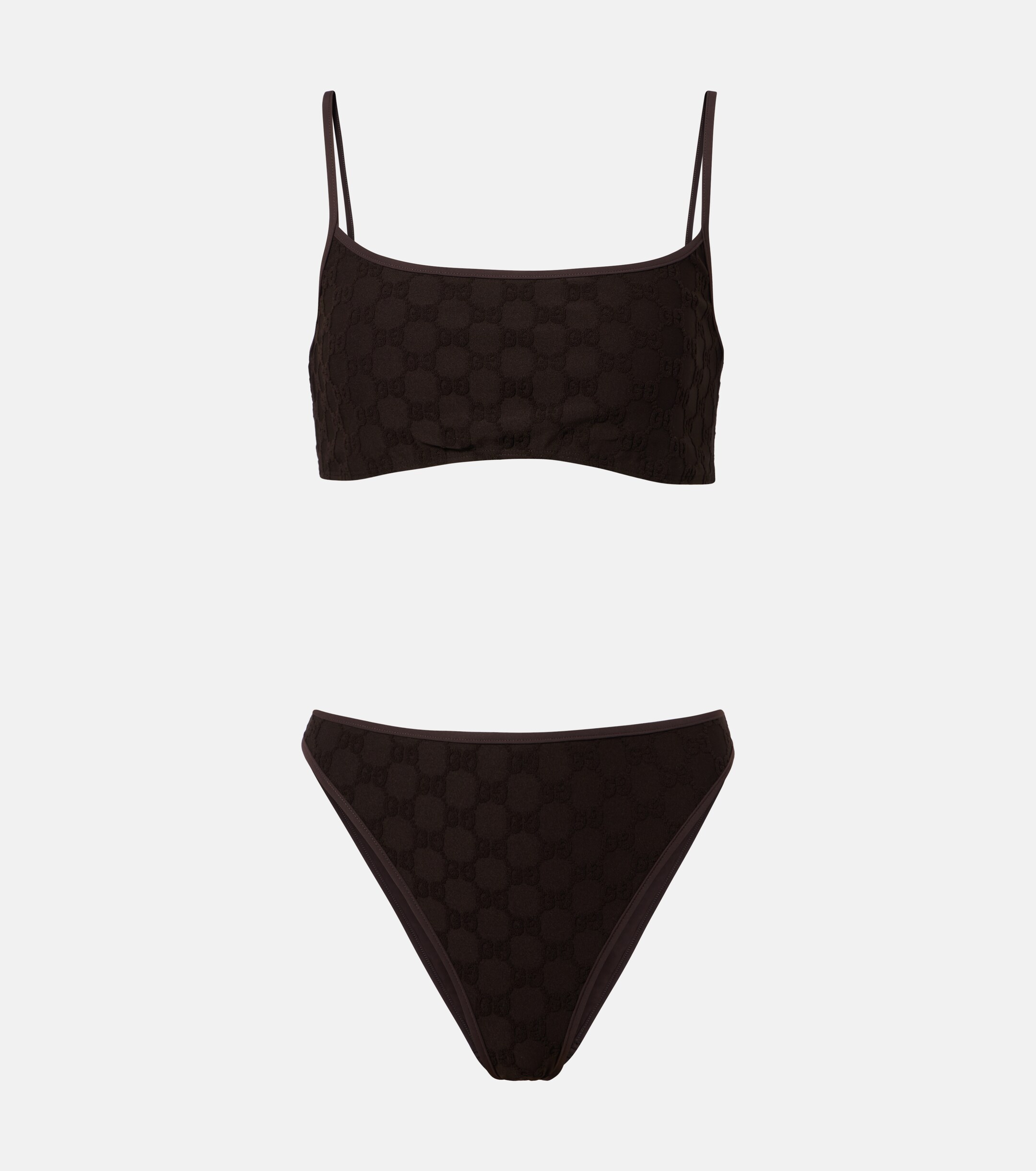 Gucci Gucci GG terry-trimmed jersey bikini