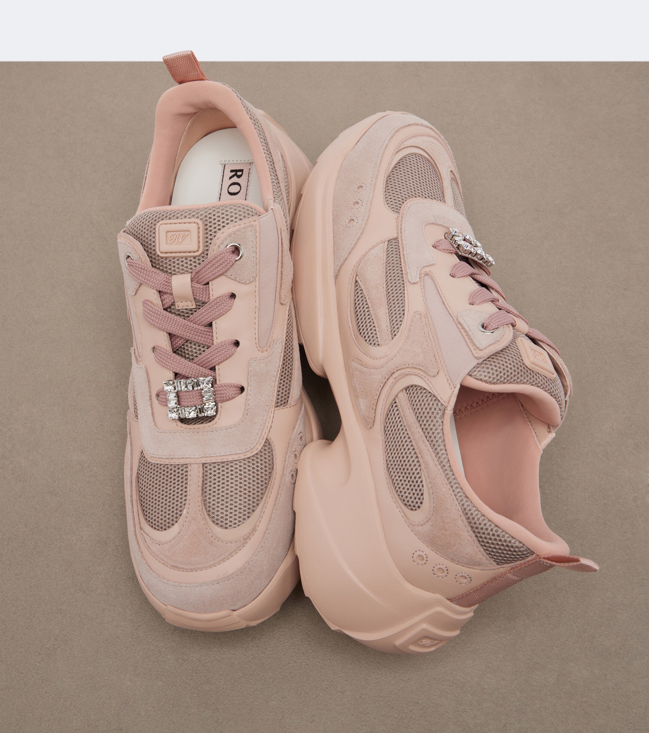 ROGER VIVIER Roger Vivier Viv' On The Run embellished sneakers