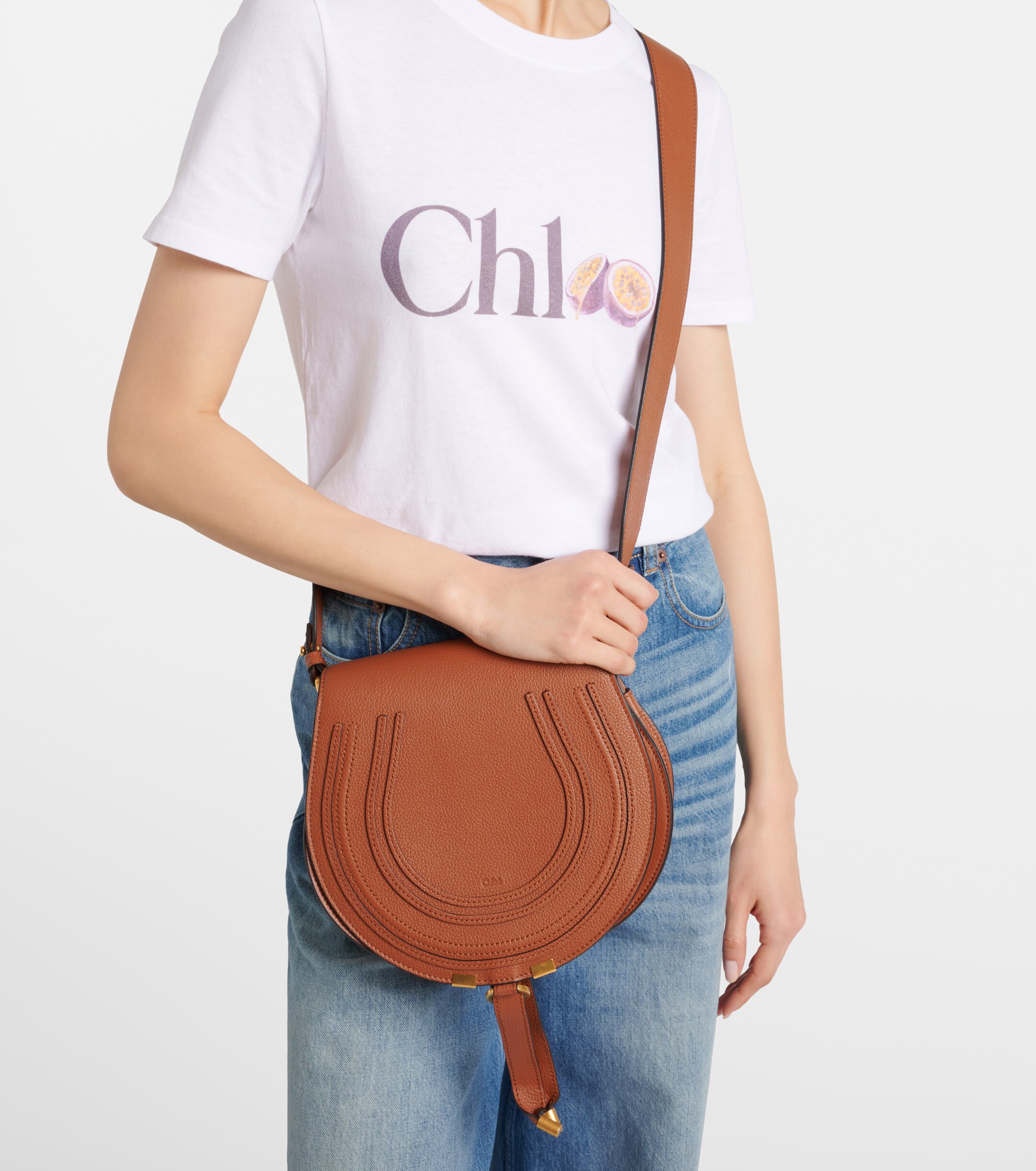 Chloé Marcie leather crossbody bag