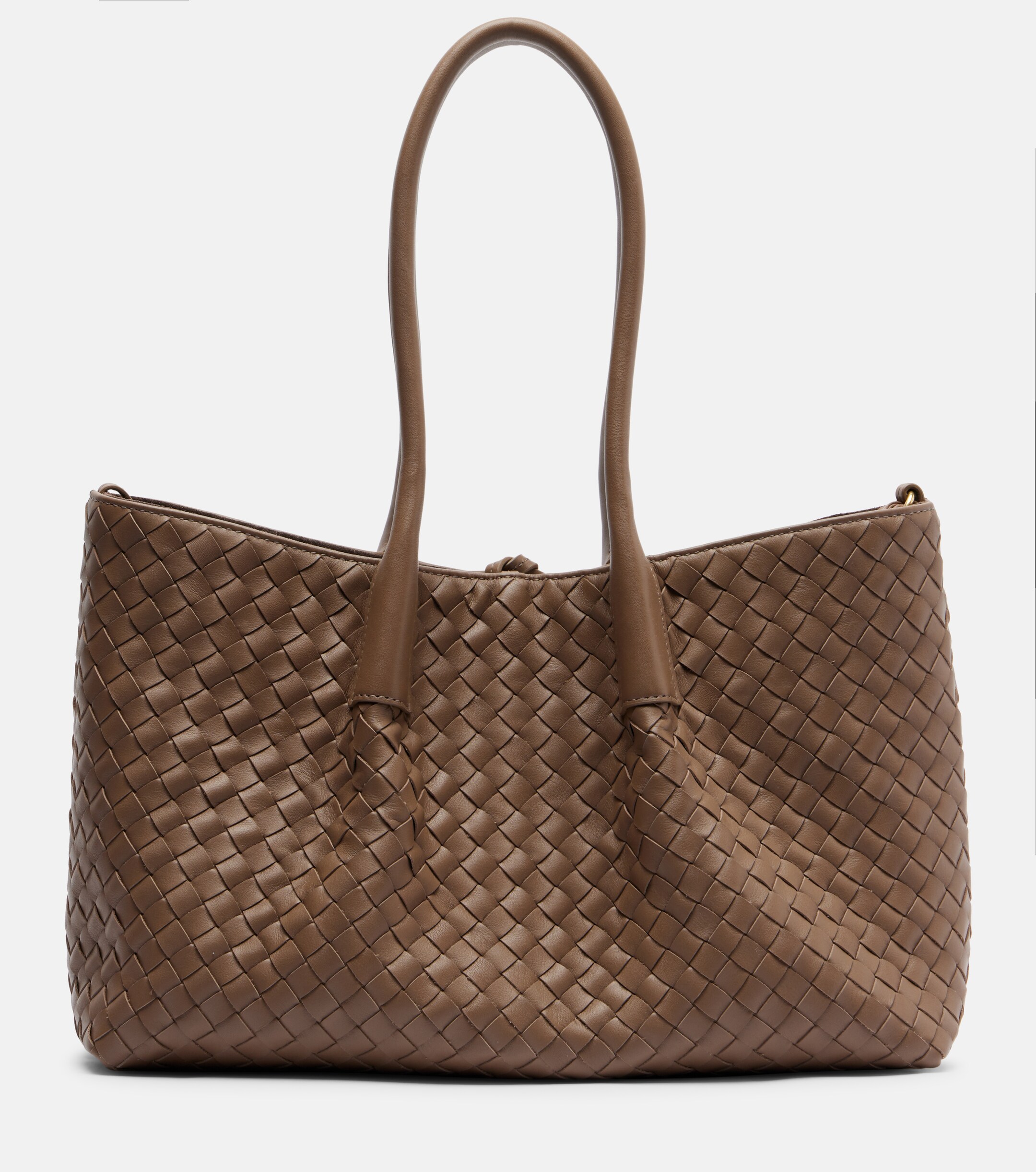 Bottega Veneta Pinacoteca Intrecciato leather tote bag
