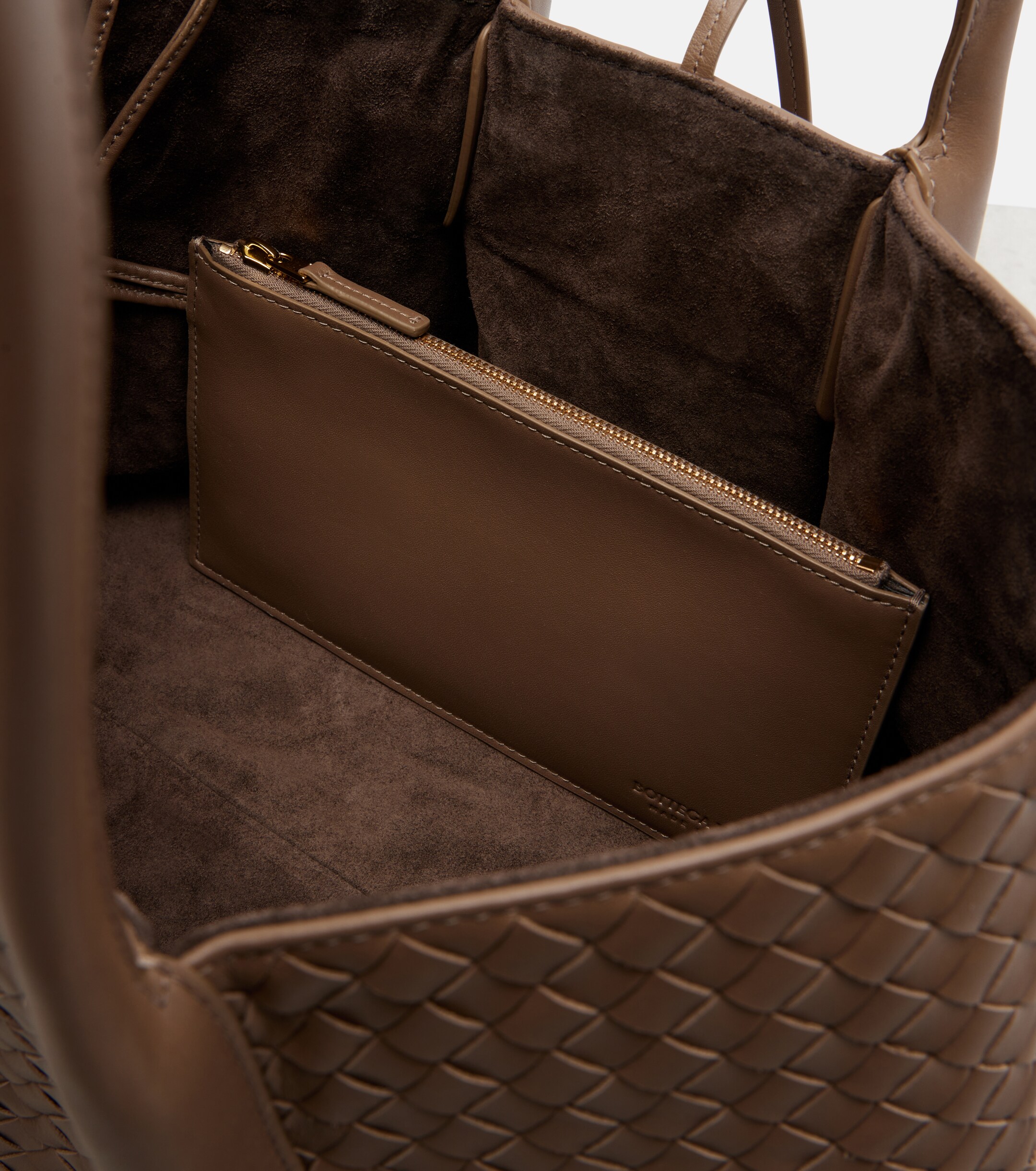 Bottega Veneta Pinacoteca Intrecciato leather tote bag