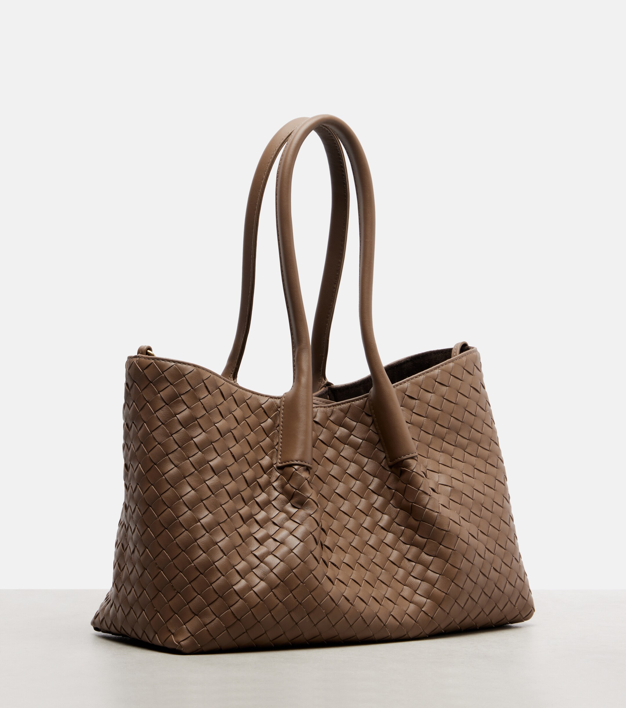 Bottega Veneta Pinacoteca Intrecciato leather tote bag