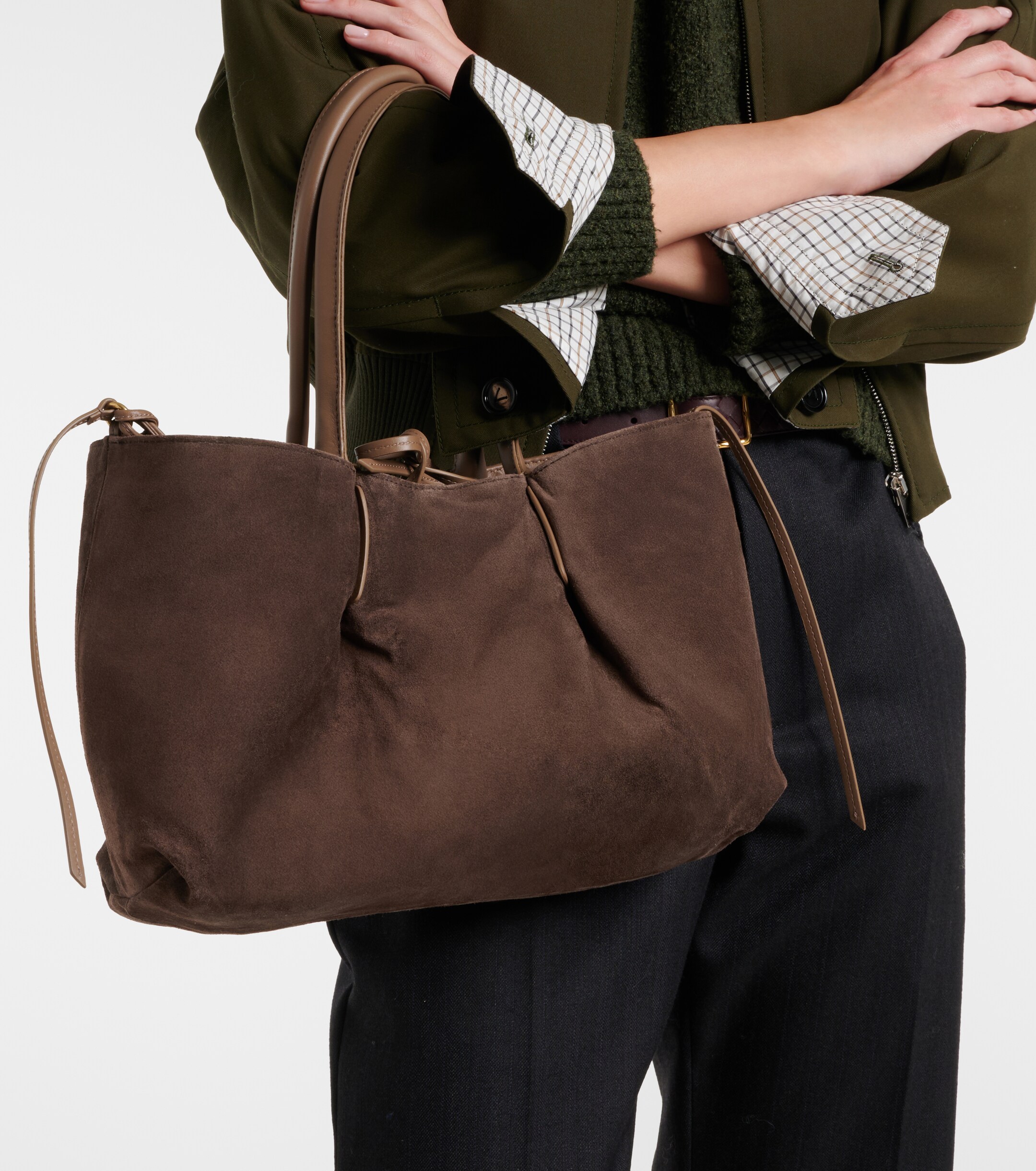 Bottega Veneta Pinacoteca Intrecciato leather tote bag