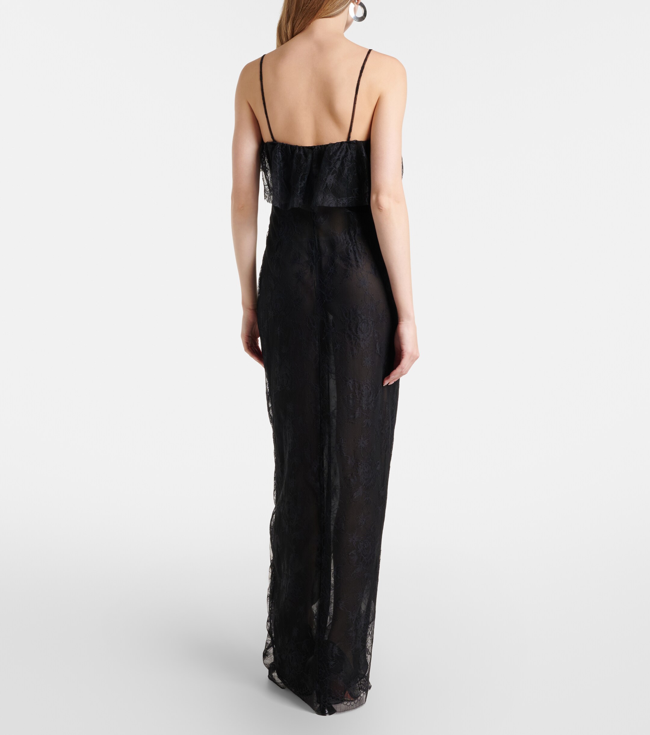 shoulder tie maxi dress Women's Maxi Dress | Shoulder Tie Maxi Dress | Viscose | Made in Italy