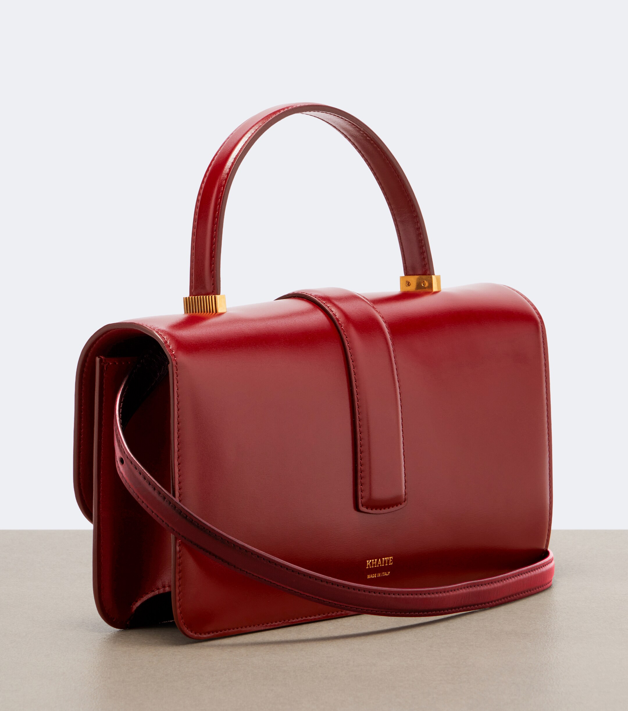 KHAITE Khaite Blake Medium leather top-handle bag