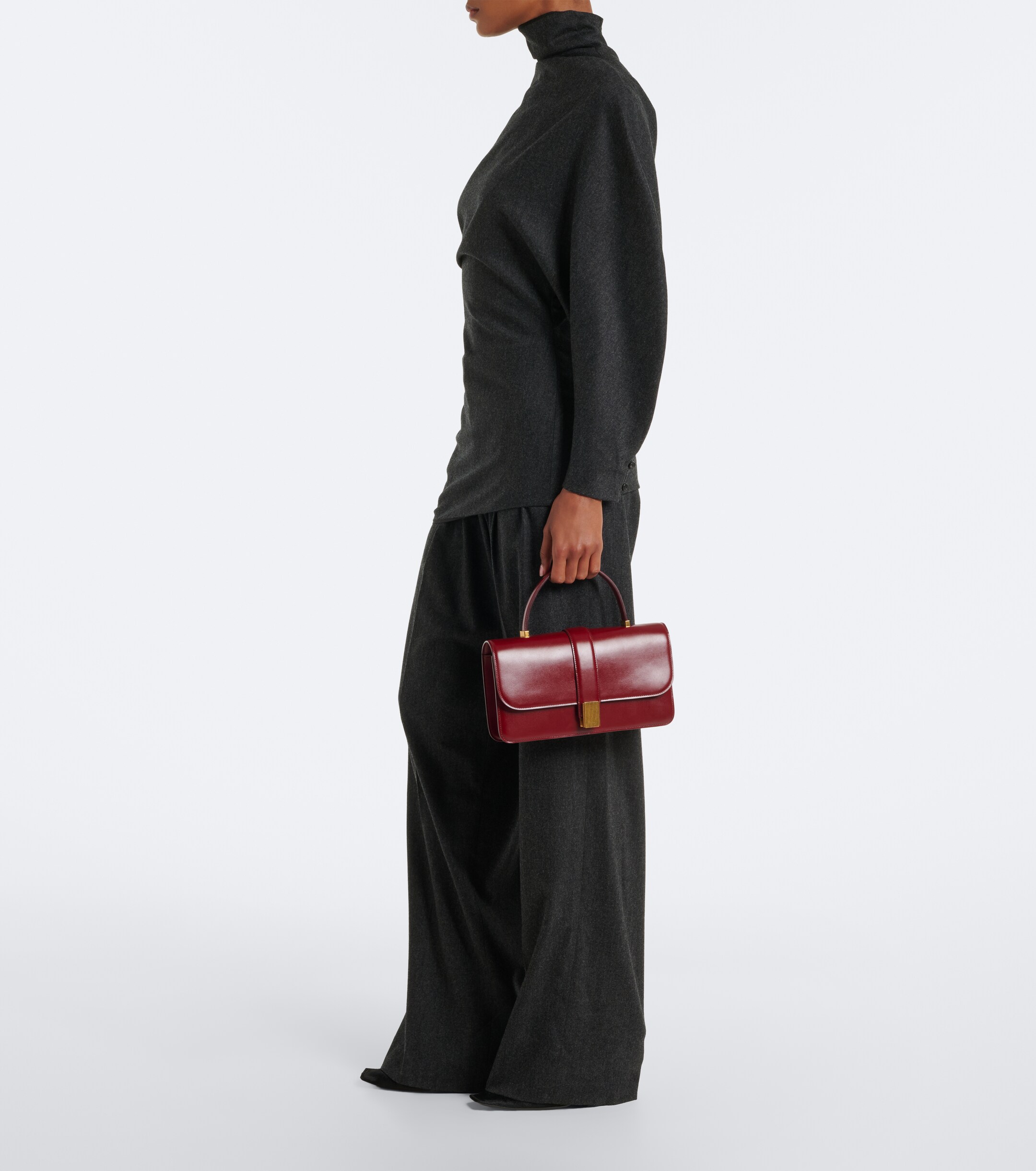 KHAITE Khaite Blake Medium leather top-handle bag