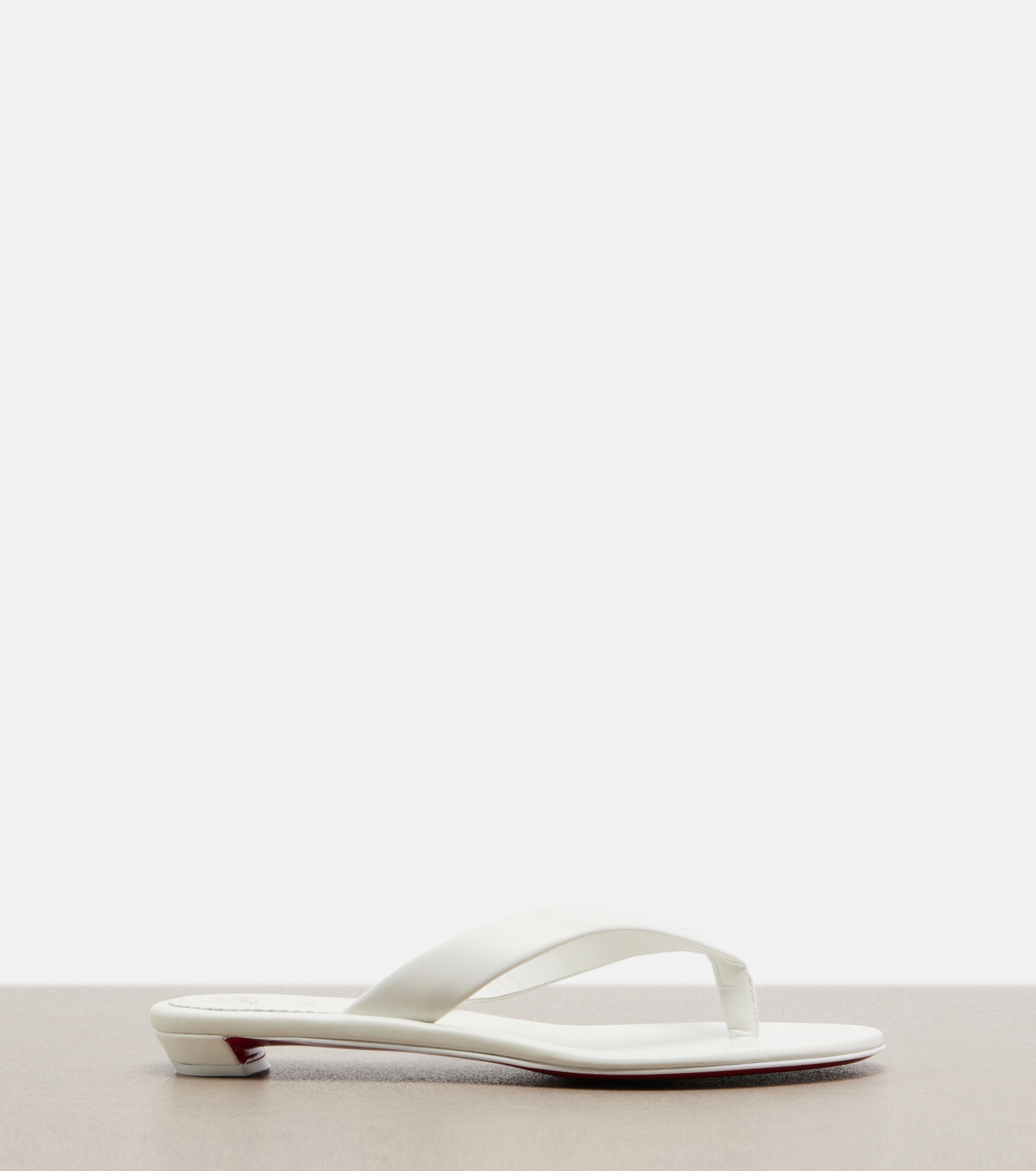 CHRISTIAN LOUBOUTIN Christian Louboutin Miss Z leather thong sandals