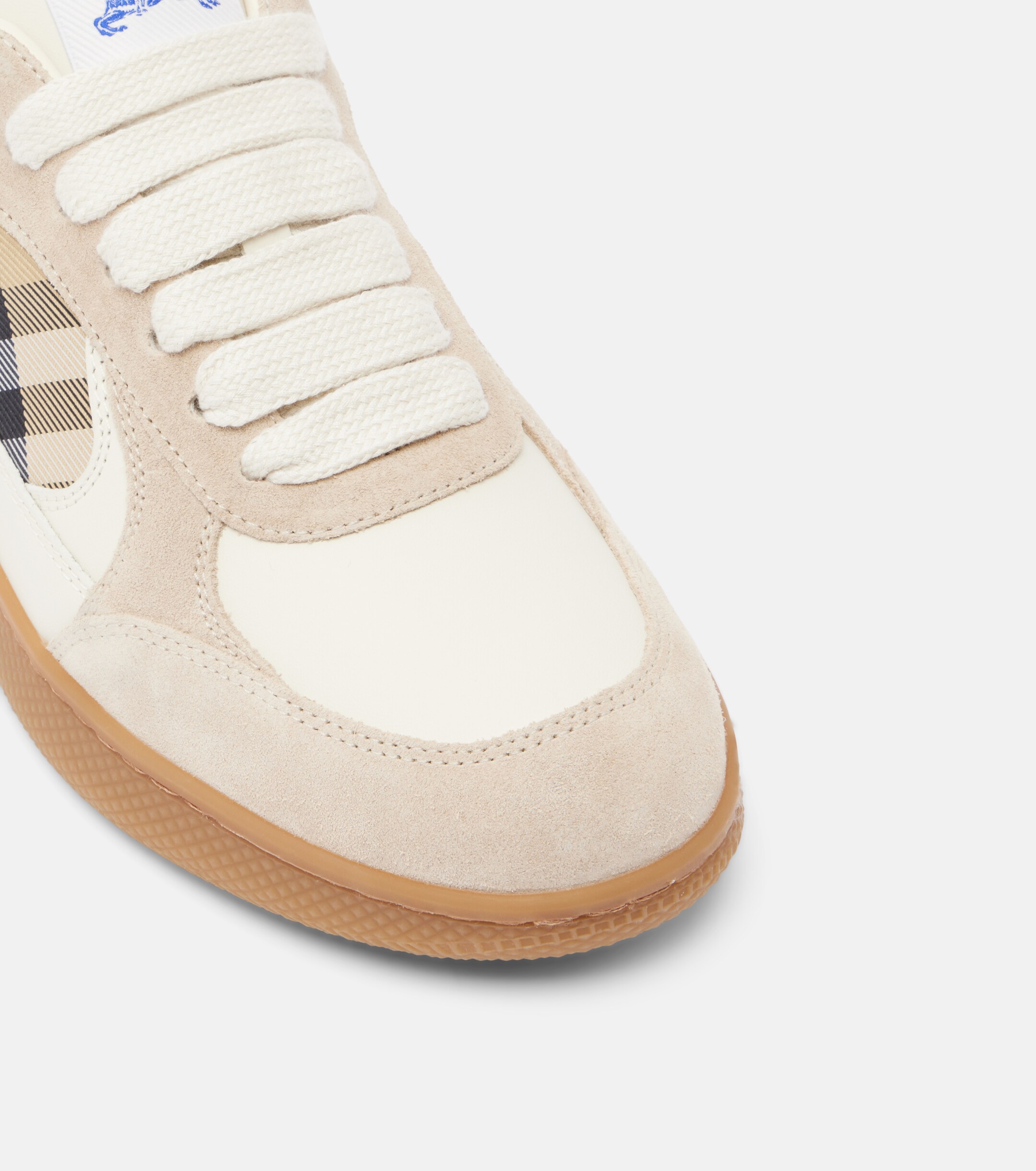 Burberry Burberry Terrace leather and suede sneakers