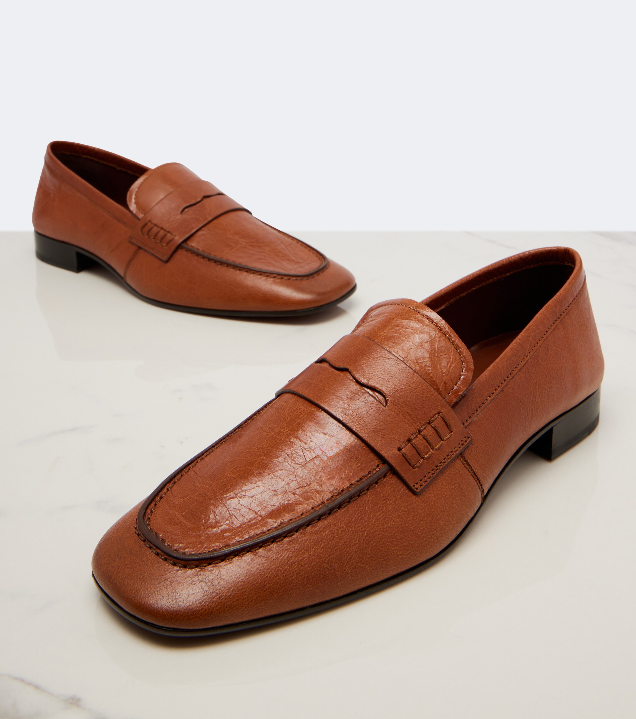 Dries Van Noten Dries Van Noten Leather penny loafers