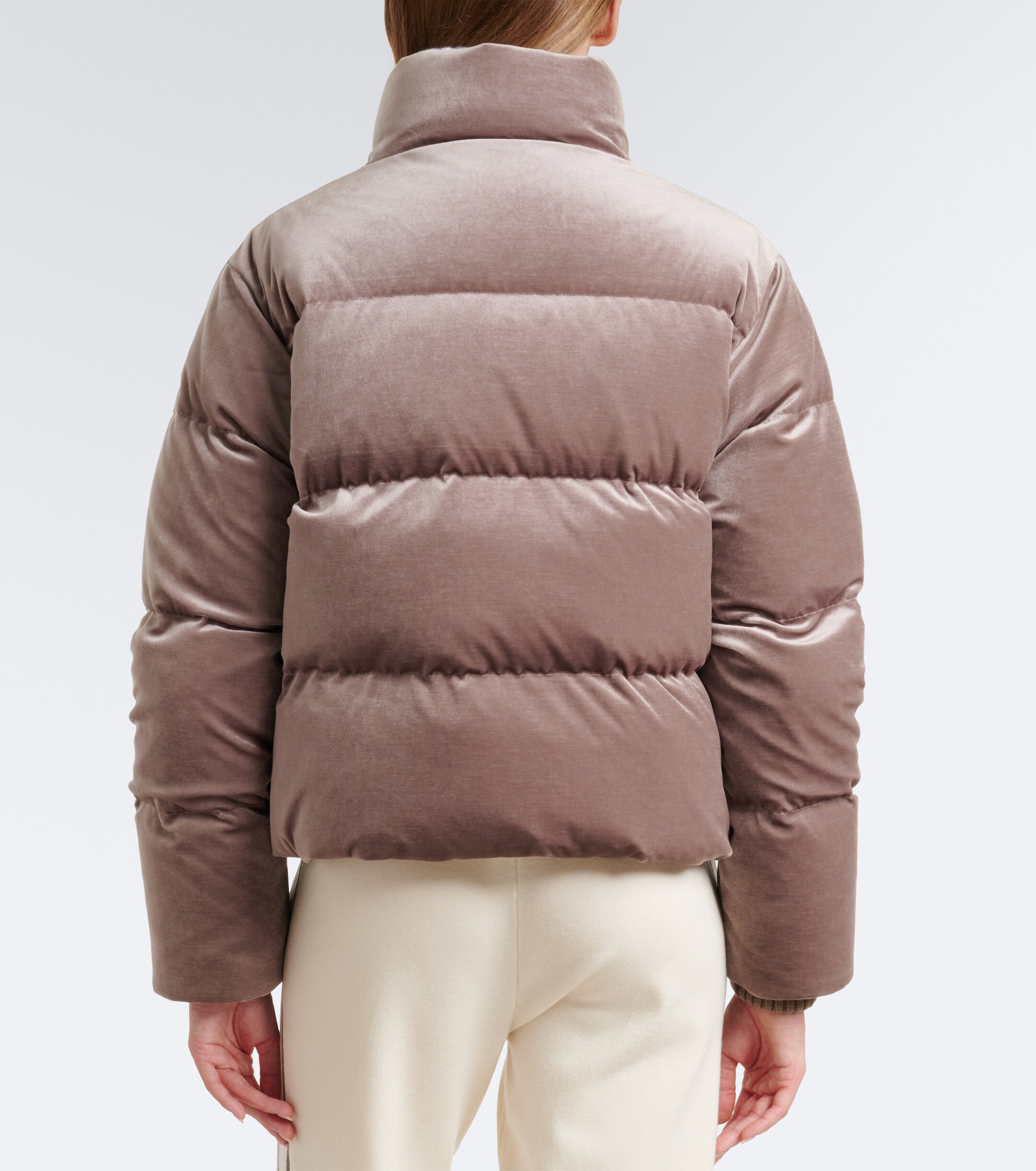 BOGNER Bogner Oliva velvet down jacket