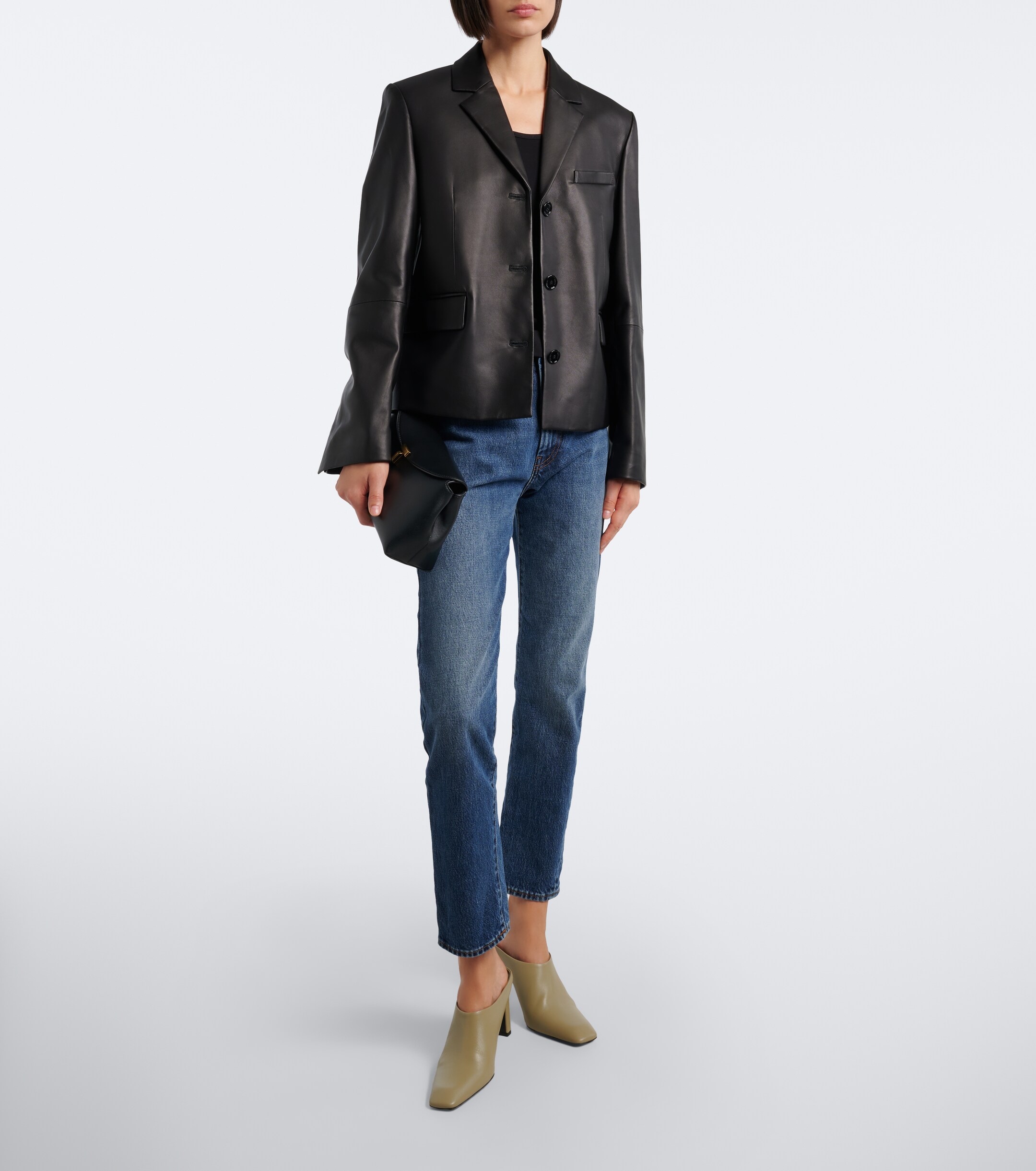 TOTEME Toteme Bar leather mules