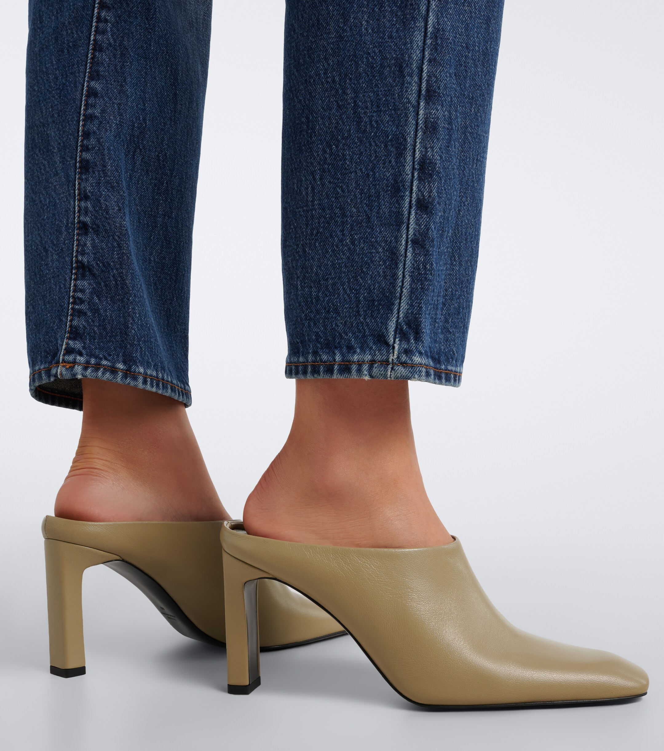 TOTEME Toteme Bar leather mules