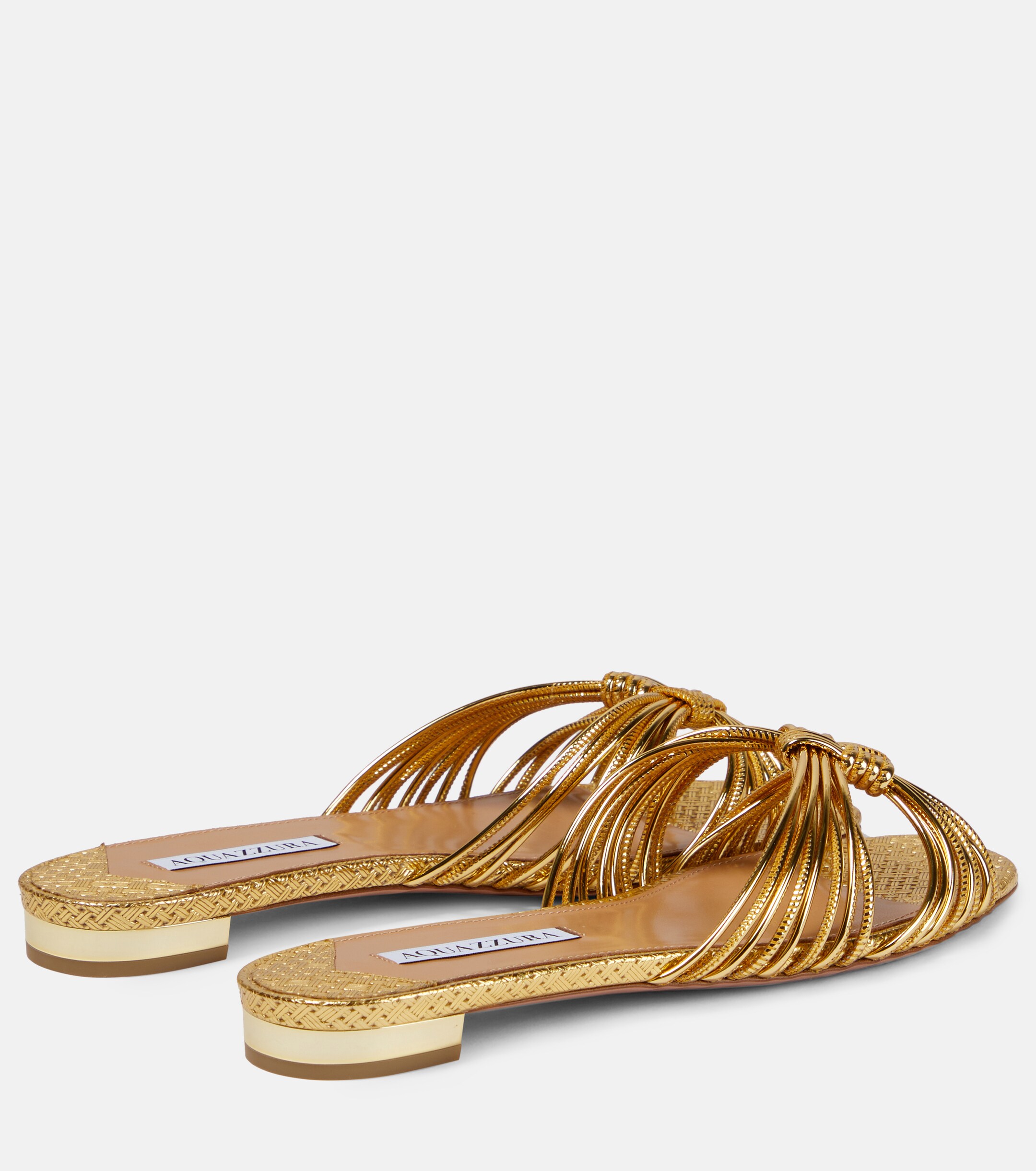 AQUAZZURA Club leather sandals thumbnail