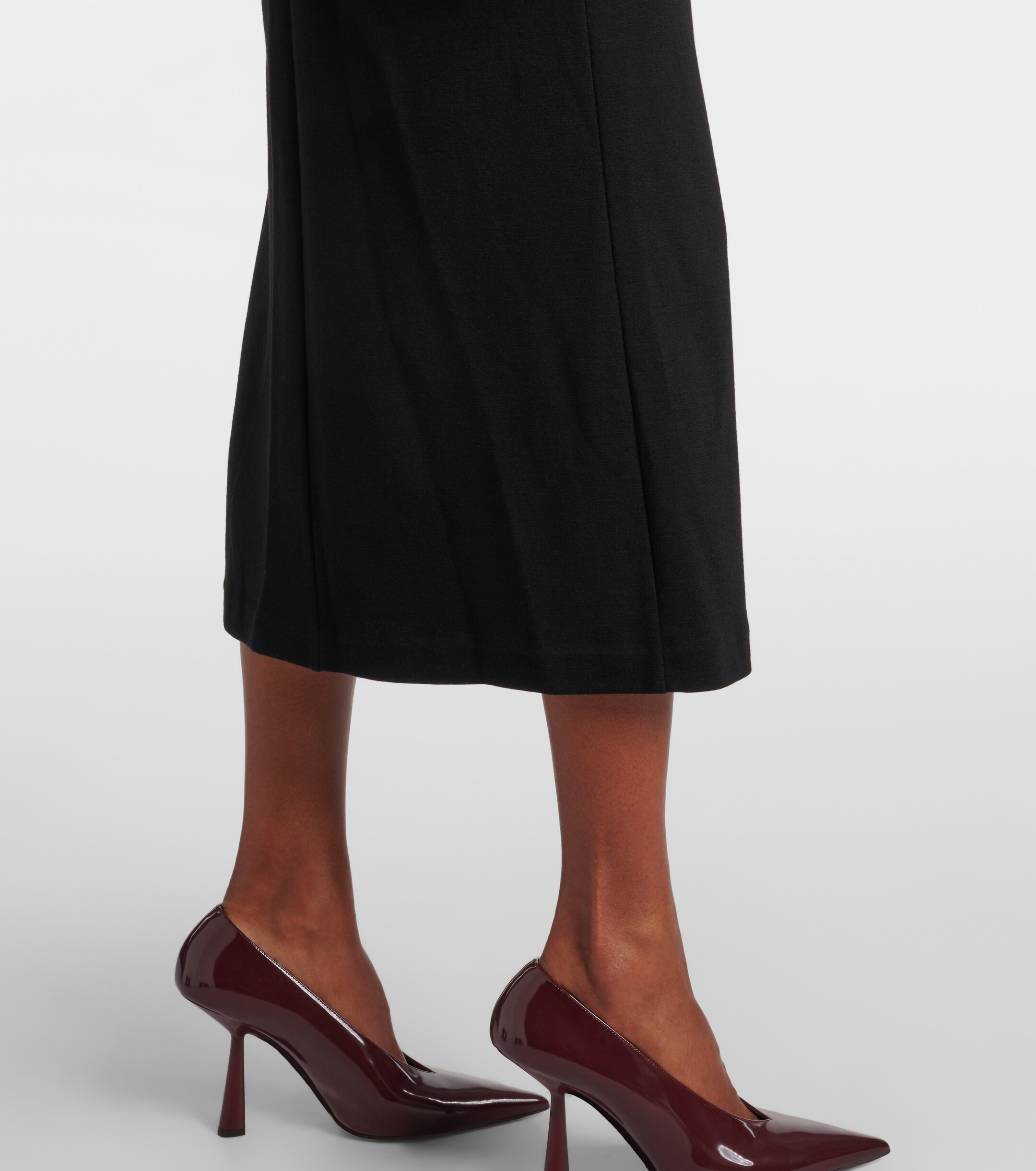 Sportmax Acline wool and cotton-blend maxi dress thumbnail