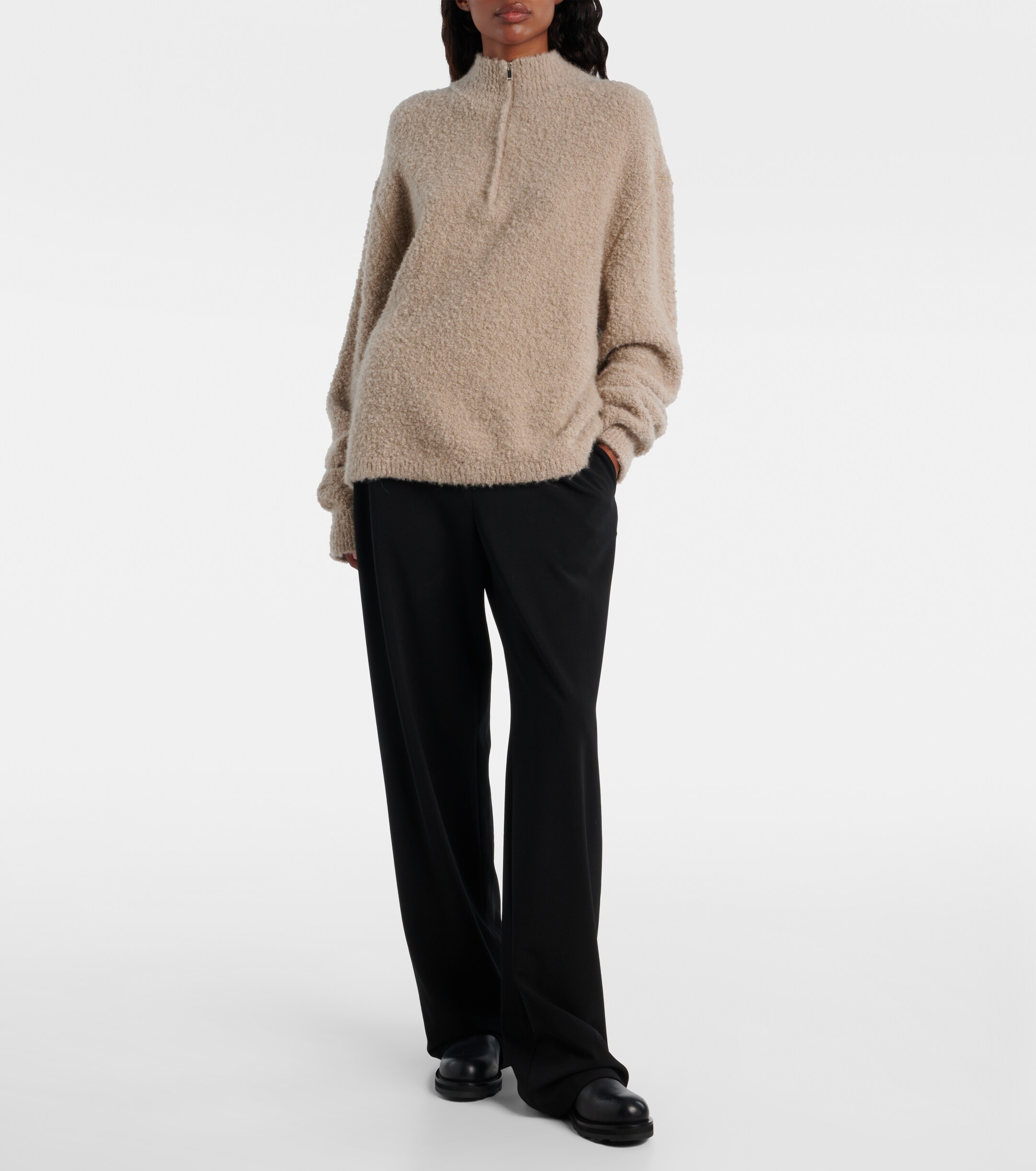 The Row - Lethara half-zip sweater | Plush