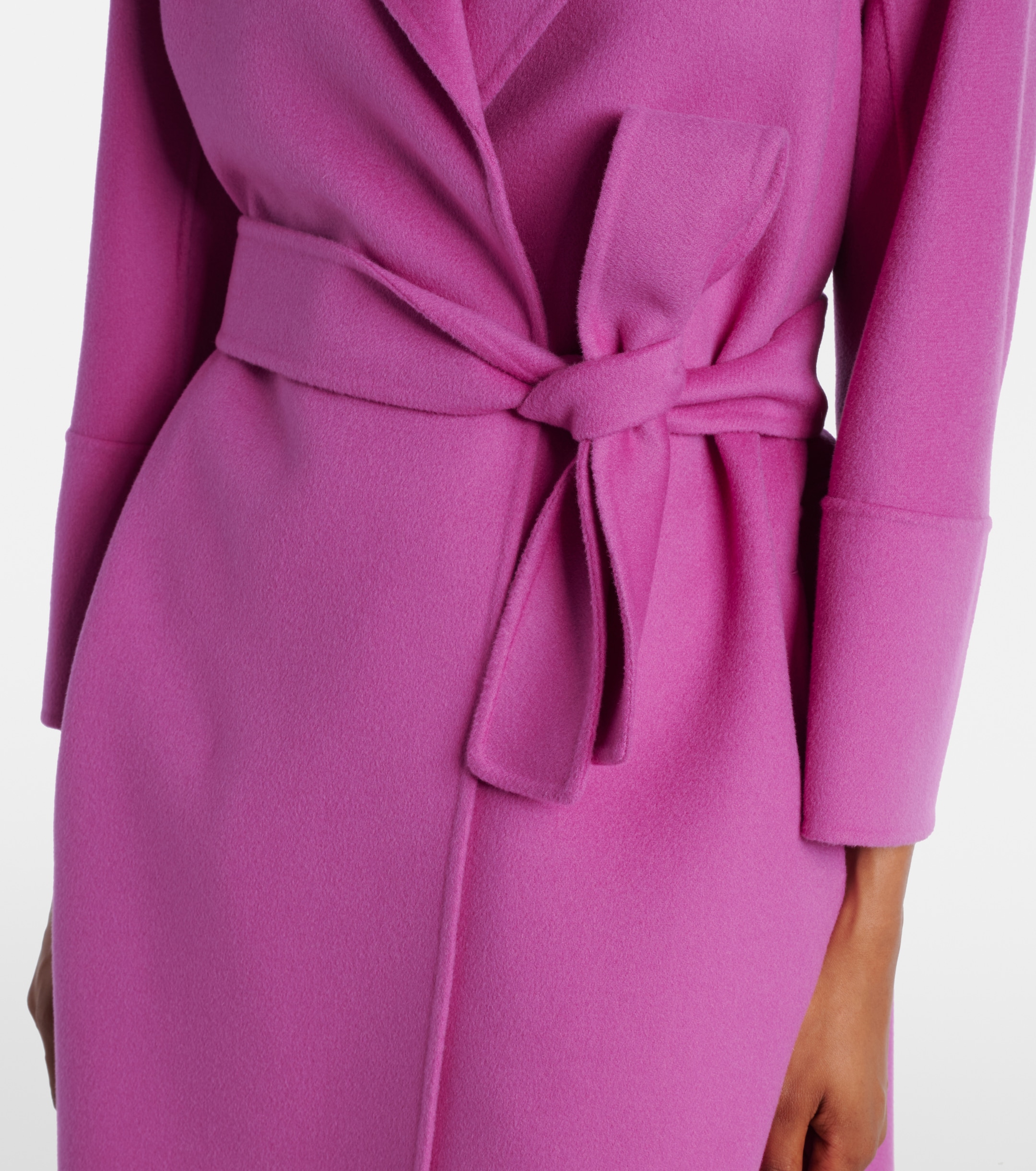 S Max Mara Arona belted virgin wool coat thumbnail