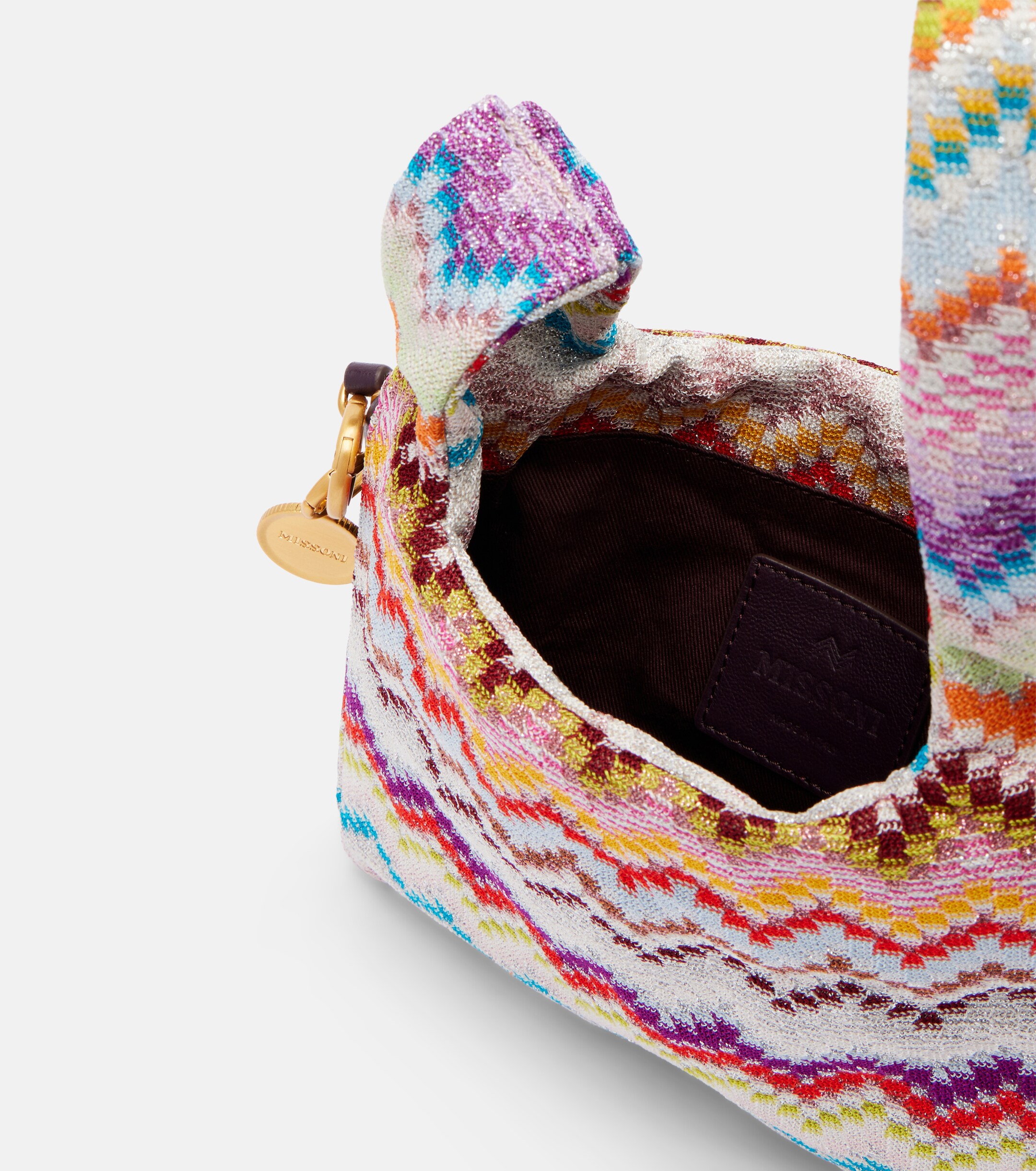 Missoni Zigzag Small jacquard top-handle bag